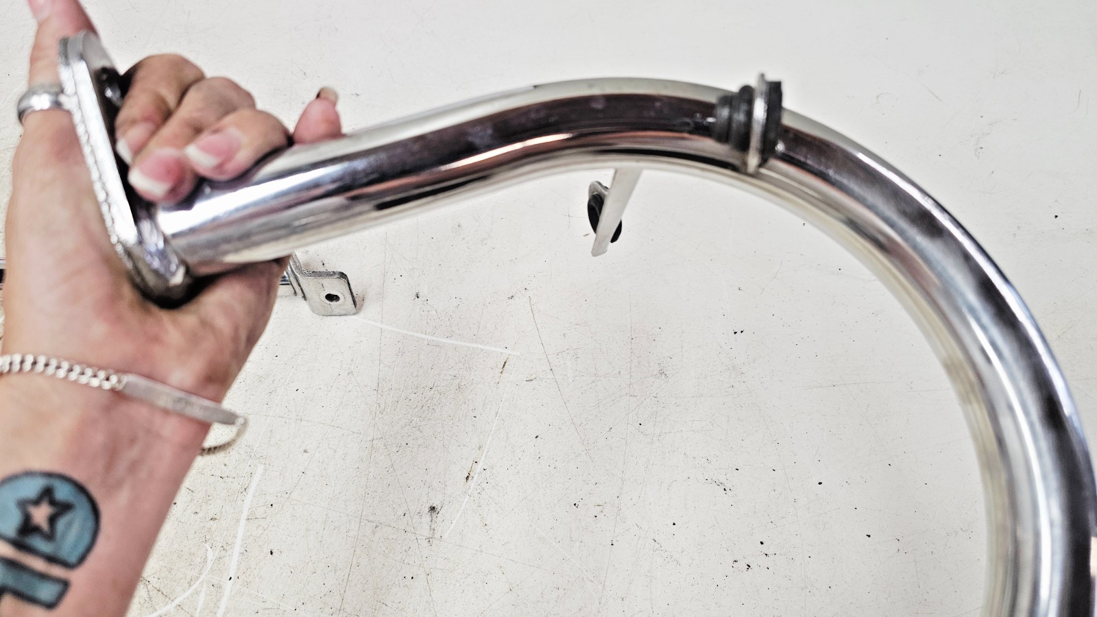 2000 HONDA VALKYRIE INTERSTATE Chrome Engine Motor Guard Crash Bars Pod Mounts