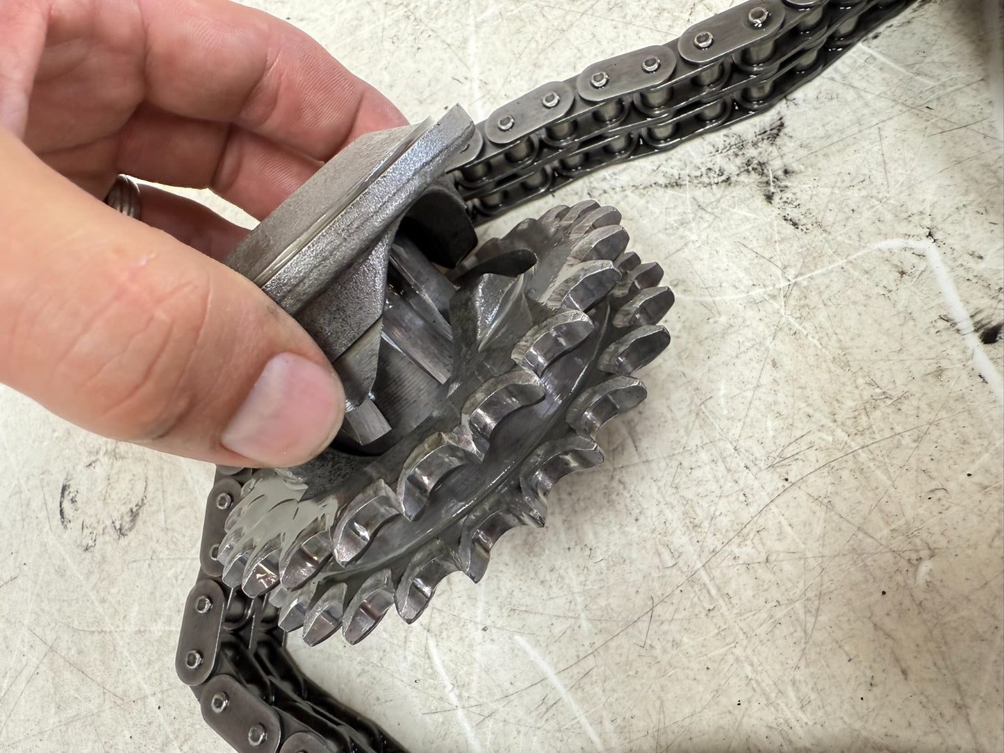 2003 HARLEY ELECTRA GLIDE Primary Clutch Compensator Chain Jackshaft Gear
