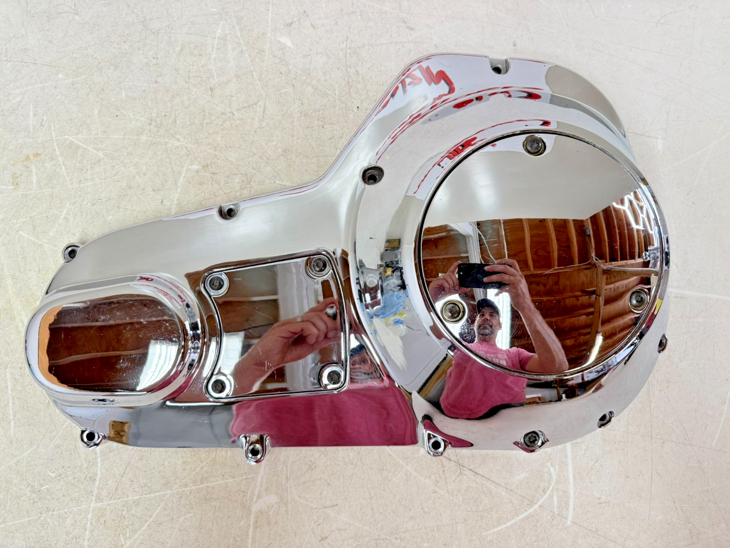 1998 HARLEY FLH ROADKING Outer Primary Clutch Cover Case Housing 60685-94