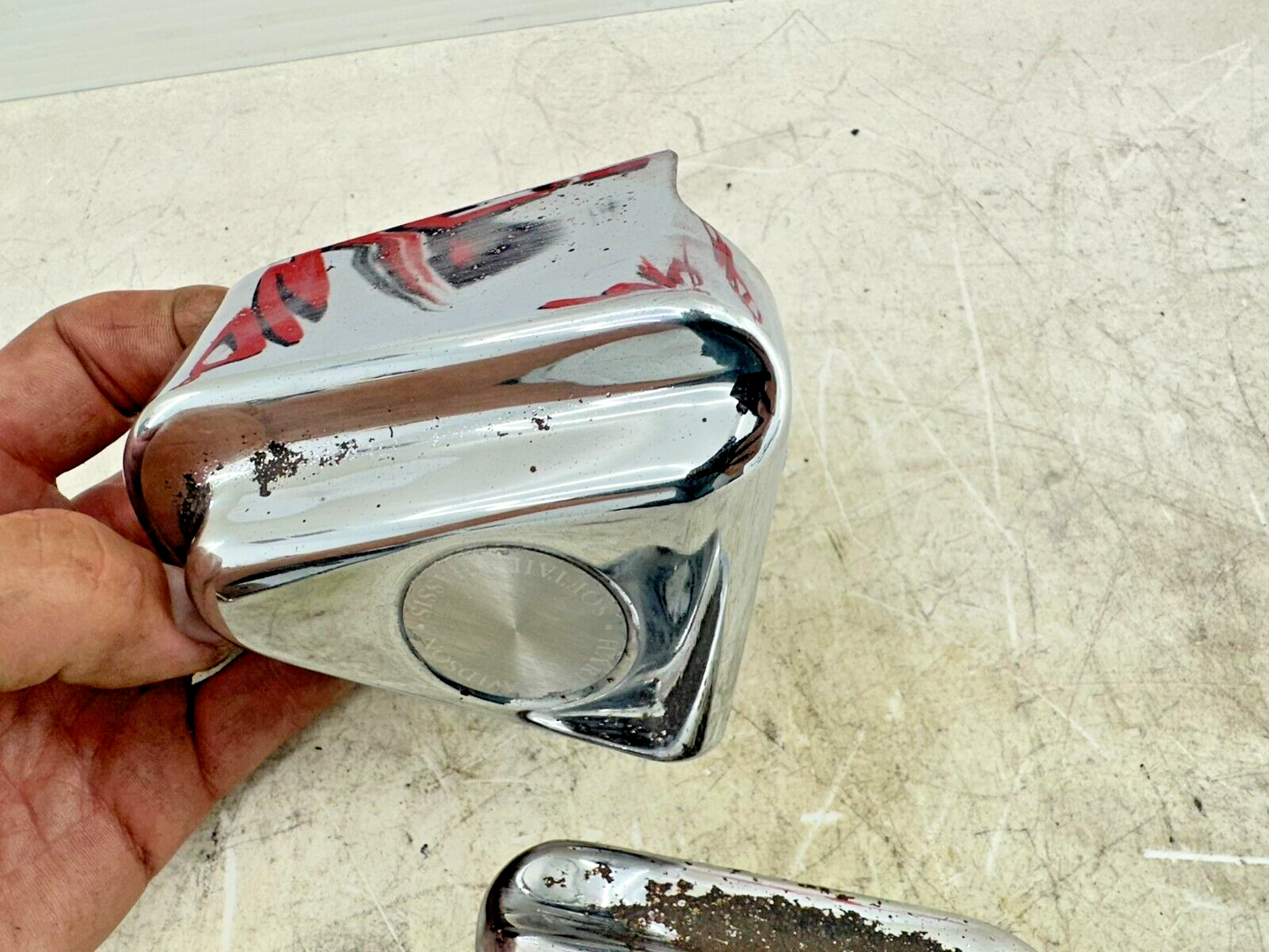 2002 HARLEY SOFTAIL Rear Axle Swing Arm Cover Guard OEM HD