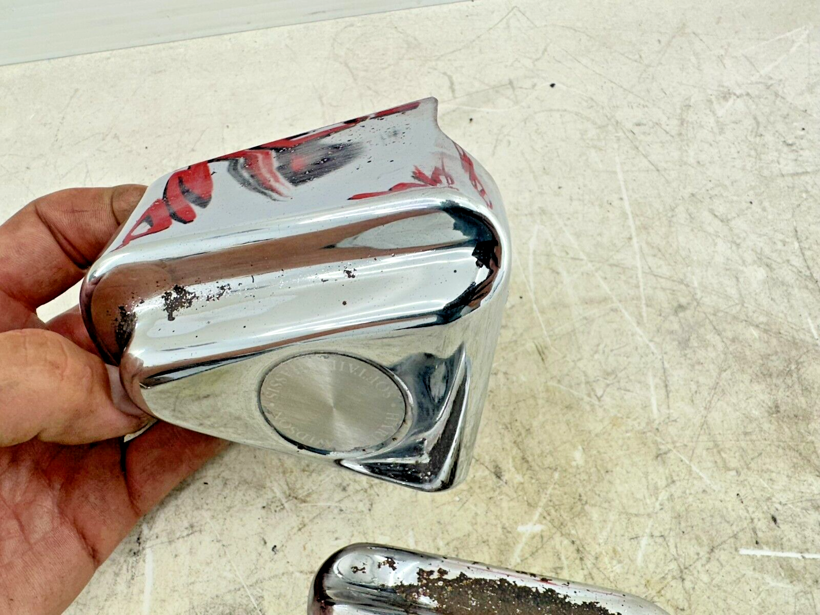 2002 HARLEY SOFTAIL Rear Axle Swing Arm Cover Guard OEM HD