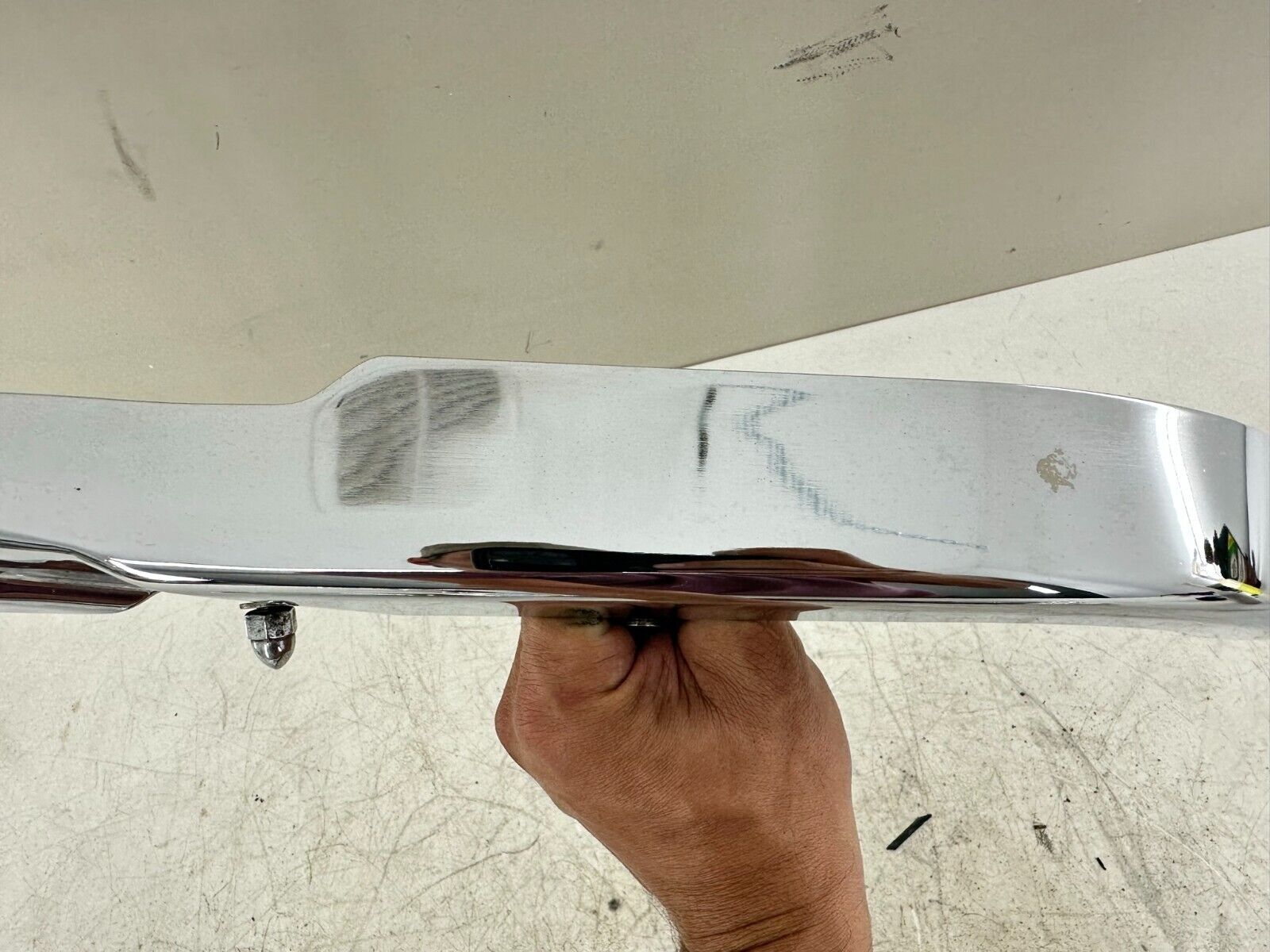 2003 HARLEY DAVIDSON SOFTAIL Chrome Upper Belt Guard Cover