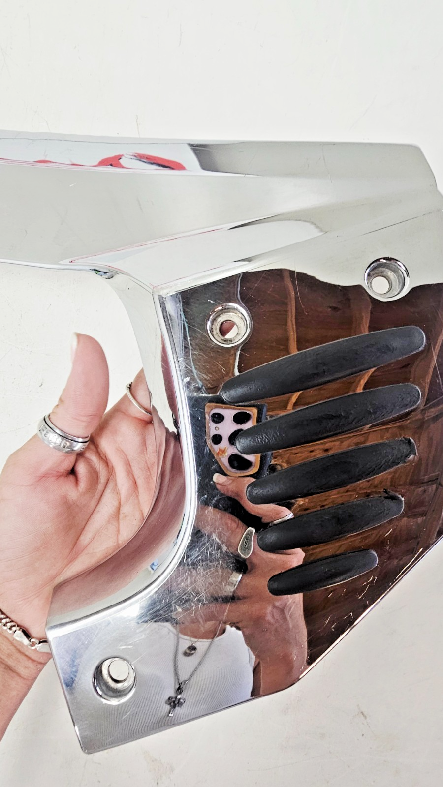 2001 Honda Goldwing GL1800 Chrome Right & Left Side Panel Trim Cover