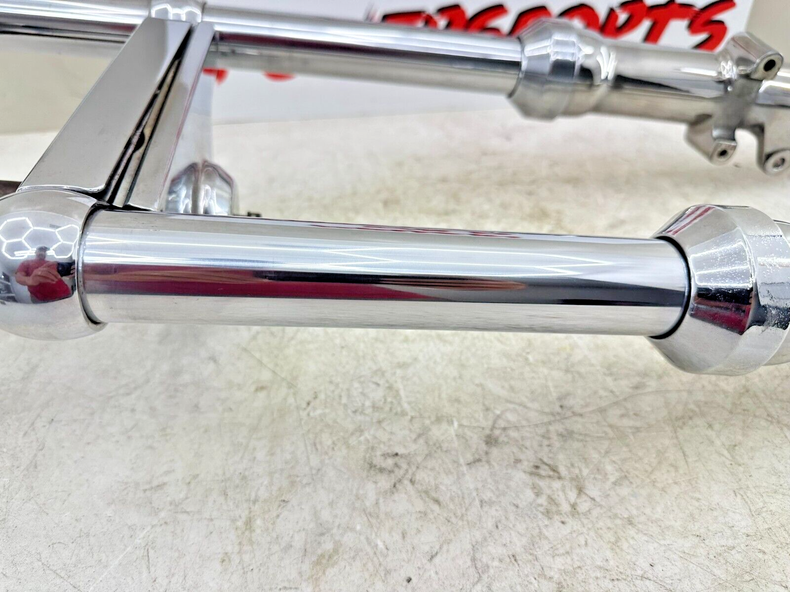 1999 HARLEY SOFTAIL Chrome Wide Glide Forks Triple Tree Clamp