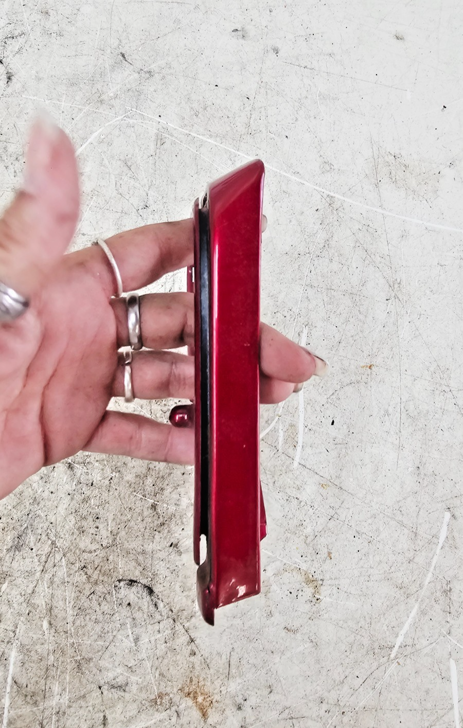 1993 HONDA GOLDWING GL1500 Right Side Mirror Trim Ring Filler Panel