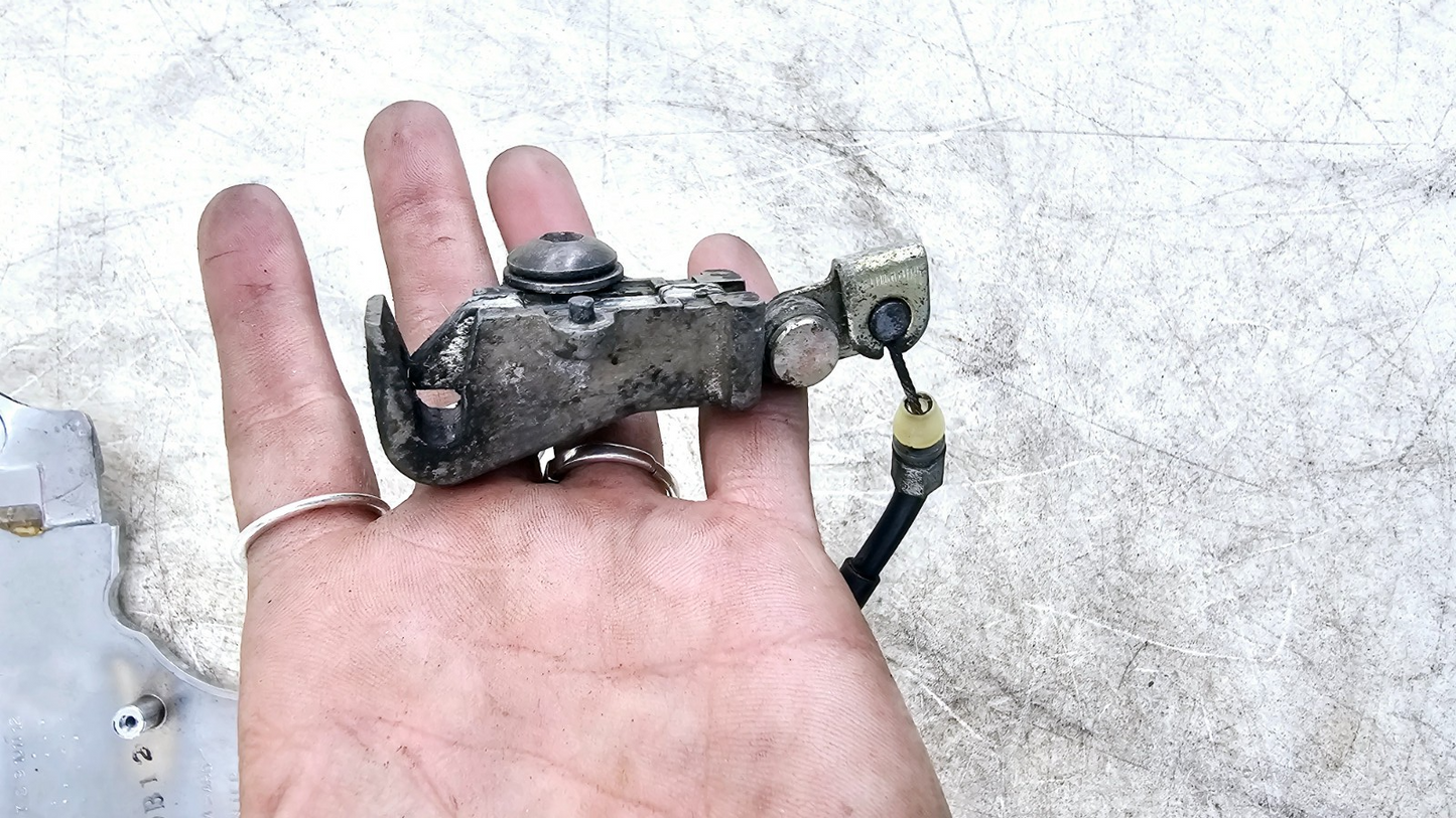 1999 HONDA VALKYRIE INTERSTATE Chrome Center Seat Lock Cover Fairing Panel