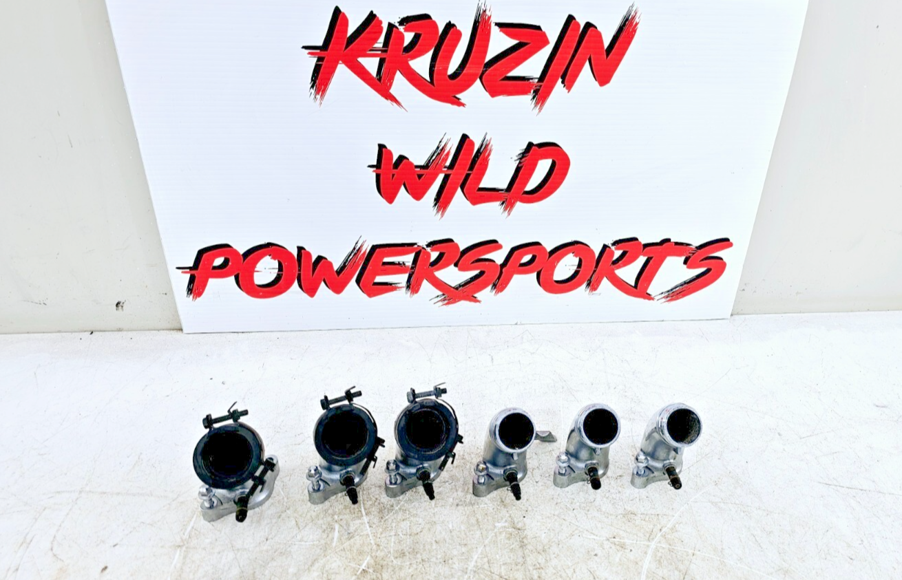 1999 HONDA VALKYRIE INTERSTATE Chrome Carb Carburator Intake Manifolds Boots