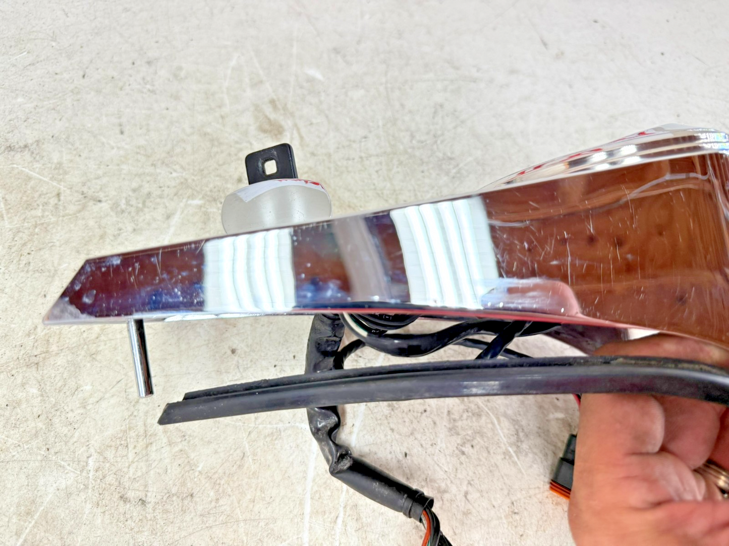 1997 HARLEY DAVIDSON SOFTAIL Dash Console Speedometer Ignition Switch Chrome