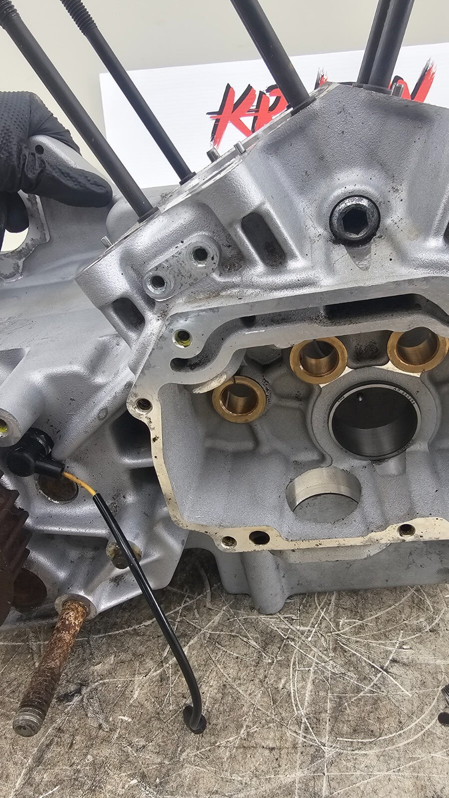 2000 Harley Davidson Sportster Engine Motor Crankcases Cases