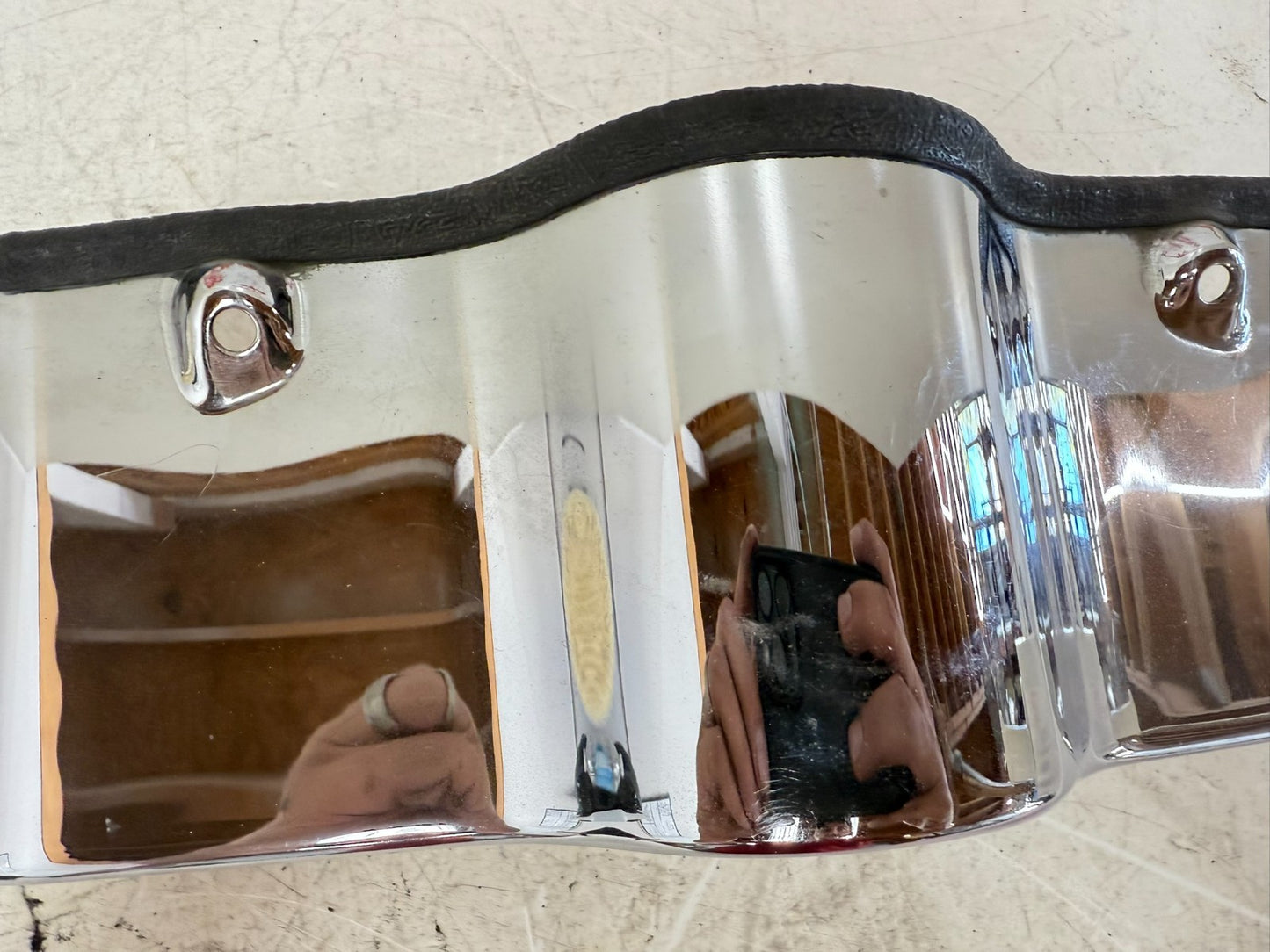 2003 HARLEY ELECTRA GLIDE Lower Batwing Fairing Trim Chrome Cover