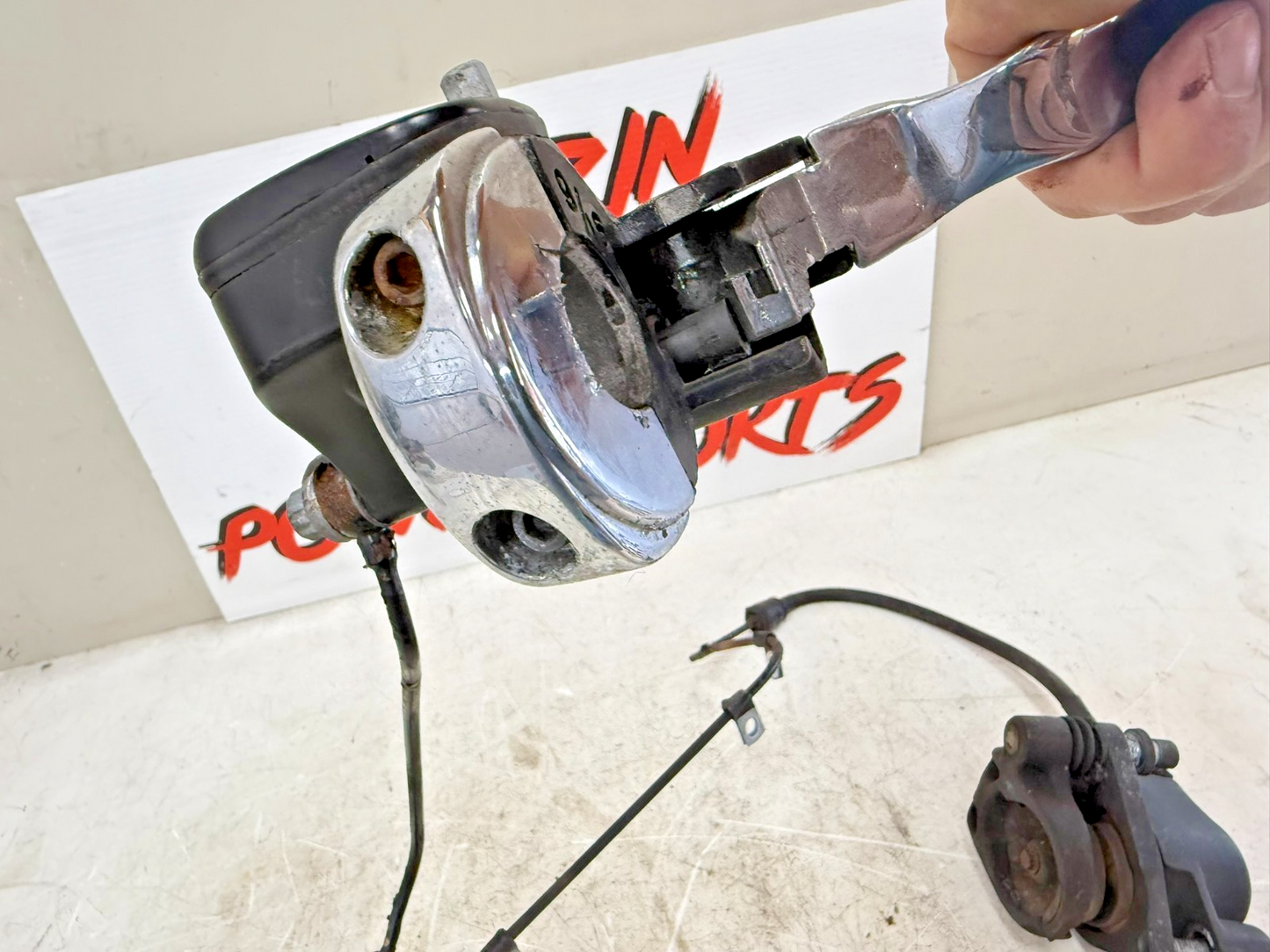 1997 HARLEY DAVIDSON SOFTAIL Front Brake Master Cylinder & Brake Caliper