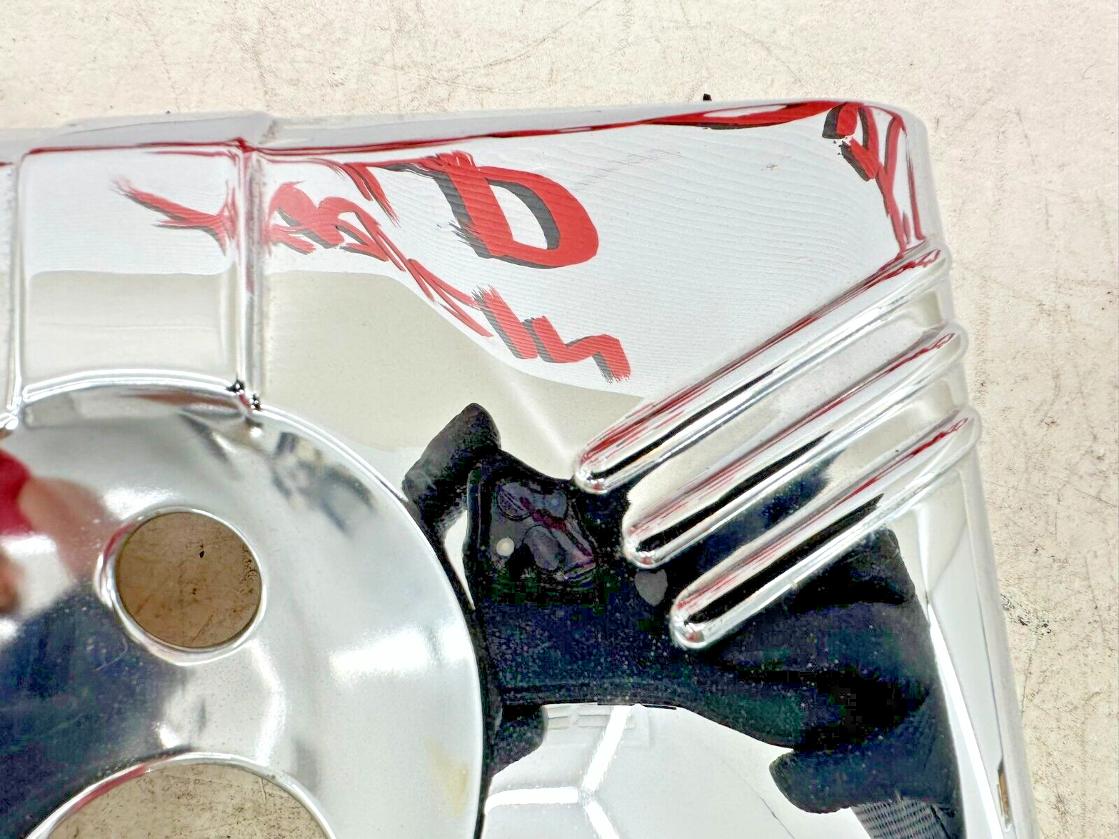 1995 HARLEY SOFTAIL Chrome Upper Fork Cover Tins