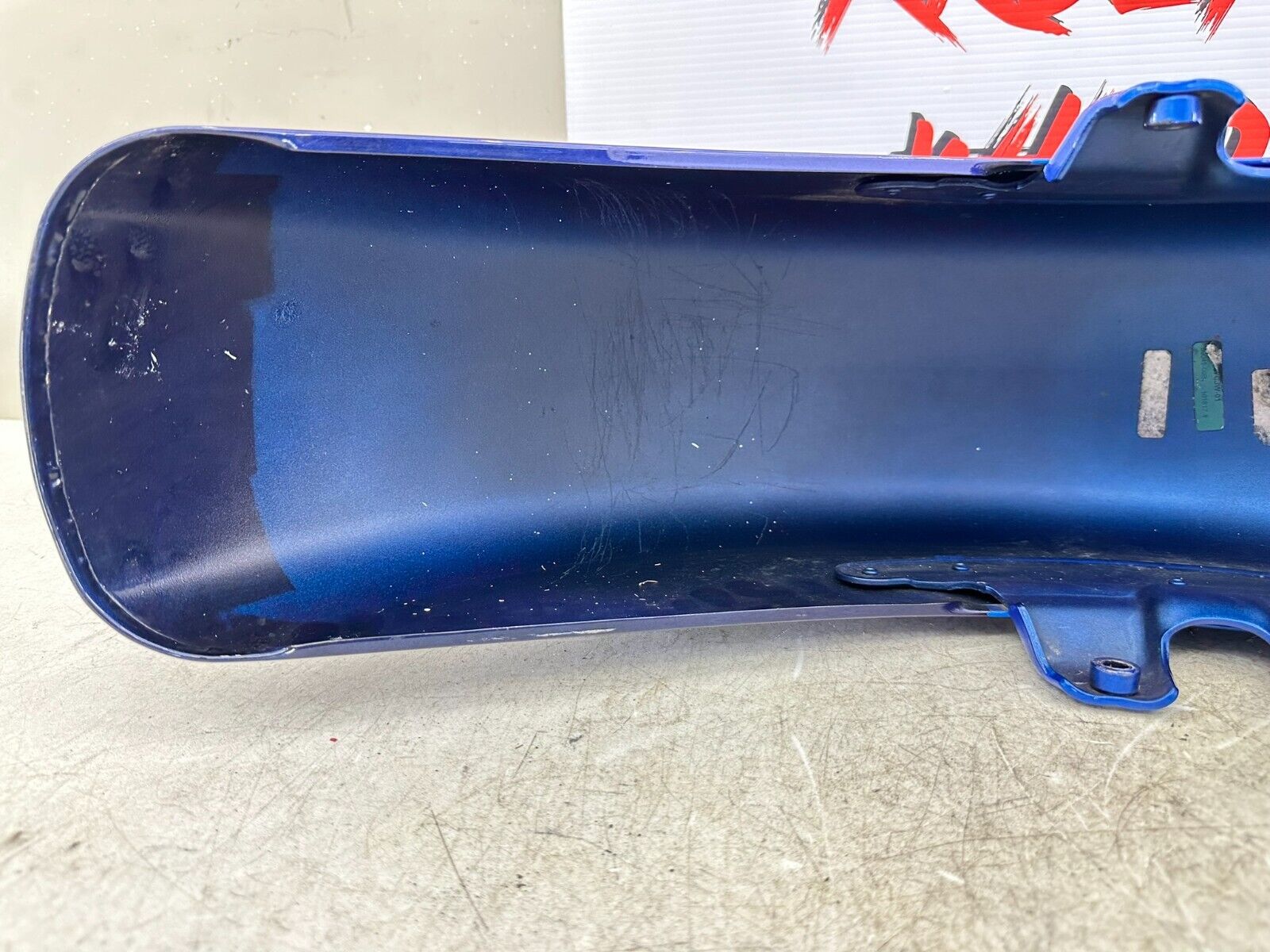 2007 Harley Electra Glide CVO OEM HD Front Fender Lightning Blue Midnight Pearl