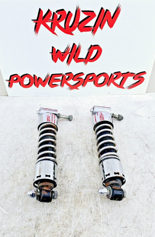 1995 HARLEY DYNA CONVERTIBLE Chrome Rear Shocks Suspension OEM