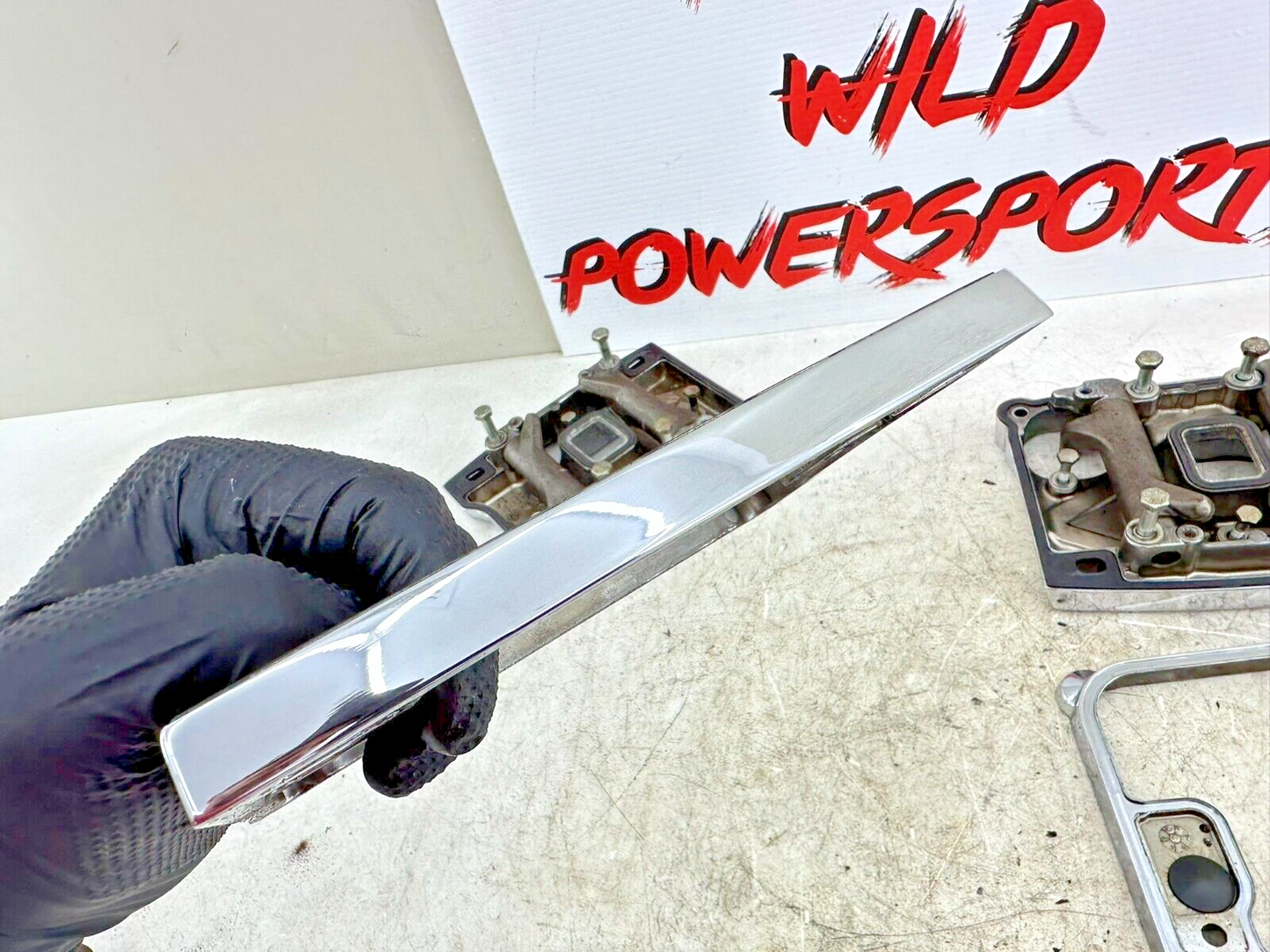 1995 HARLEY SOFTAIL Chrome 3 Piece Evo Rocker Box Valve Head Cover
