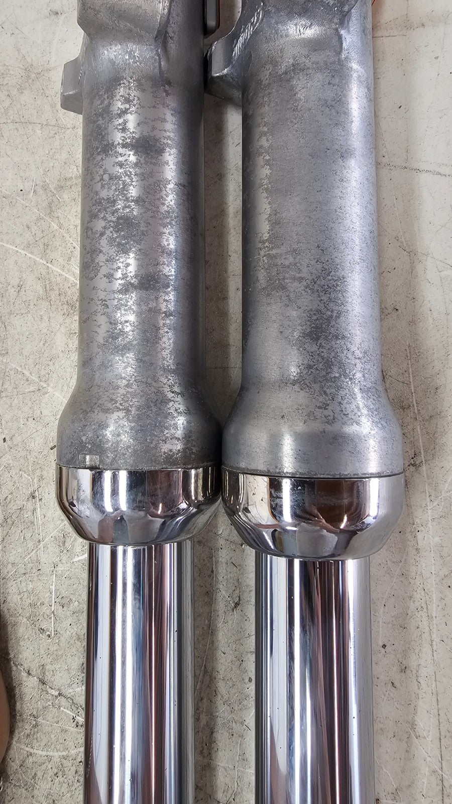 2000 Harley Davidson Sportster 883 Front Left Right Fork End Sliders Leg Tubes