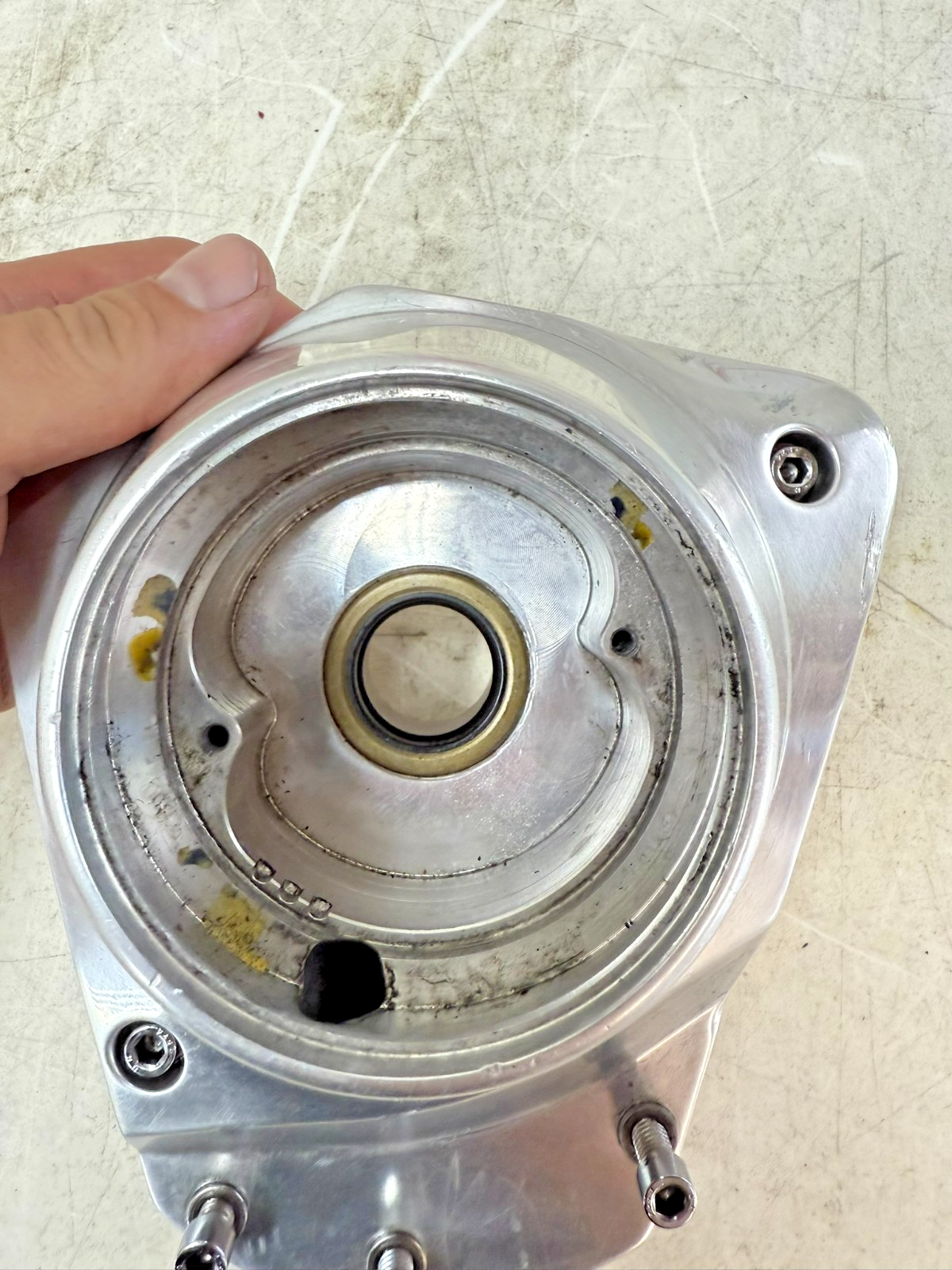 1997 HARLEY DAVIDSON SOFTAIL EVO Billet Aluminum Engine Nose Cone Cam Cover S&S?