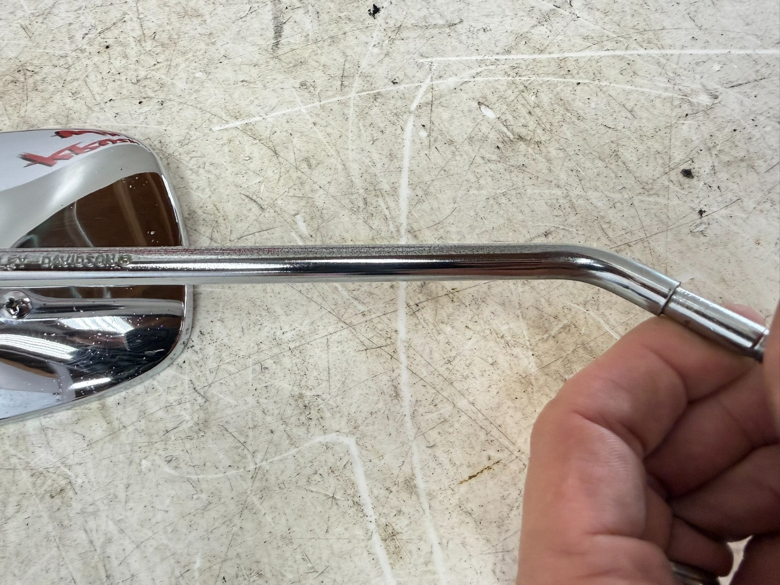 1997 Harley Davidson Sportster Chrome Right Side Mirror OEM