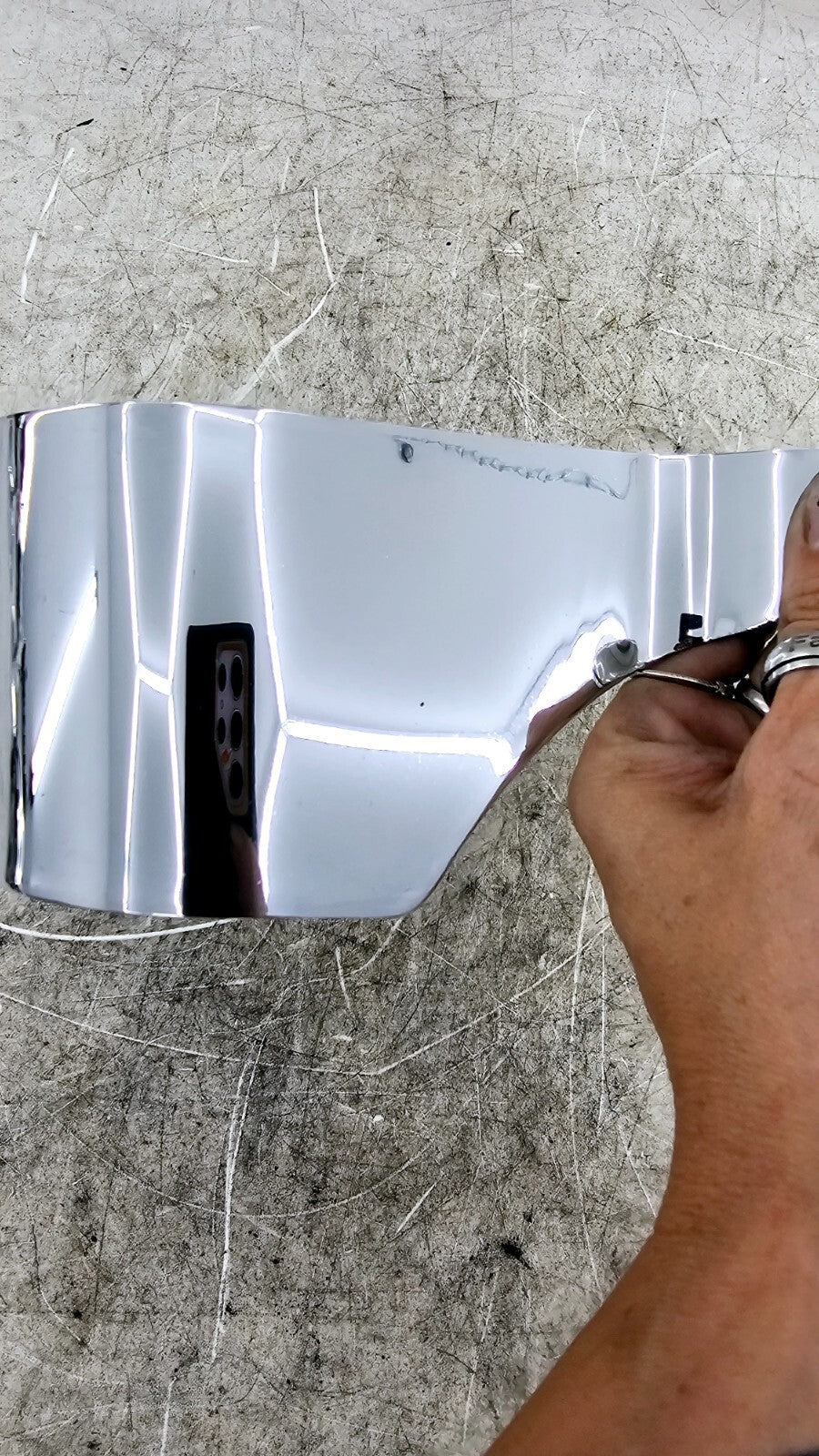 1994 HARLEY FLH ELECTRA GLIDE Chrome Lower Fairing Skirt Cover