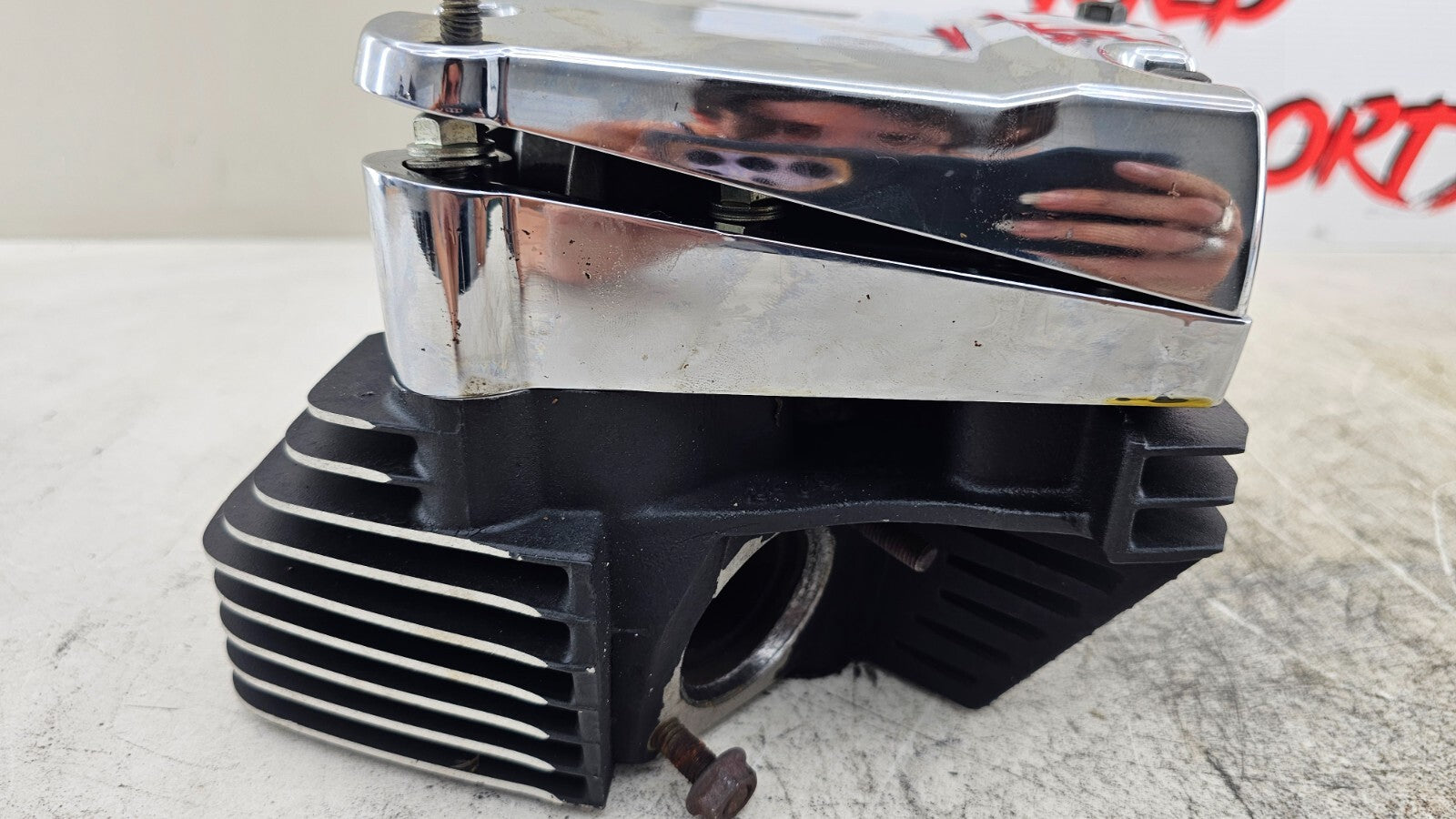 2002 HARLEY ELECTRA GLIDE Front Rear Cylinder Heads Rocker Boxes Good Shape!