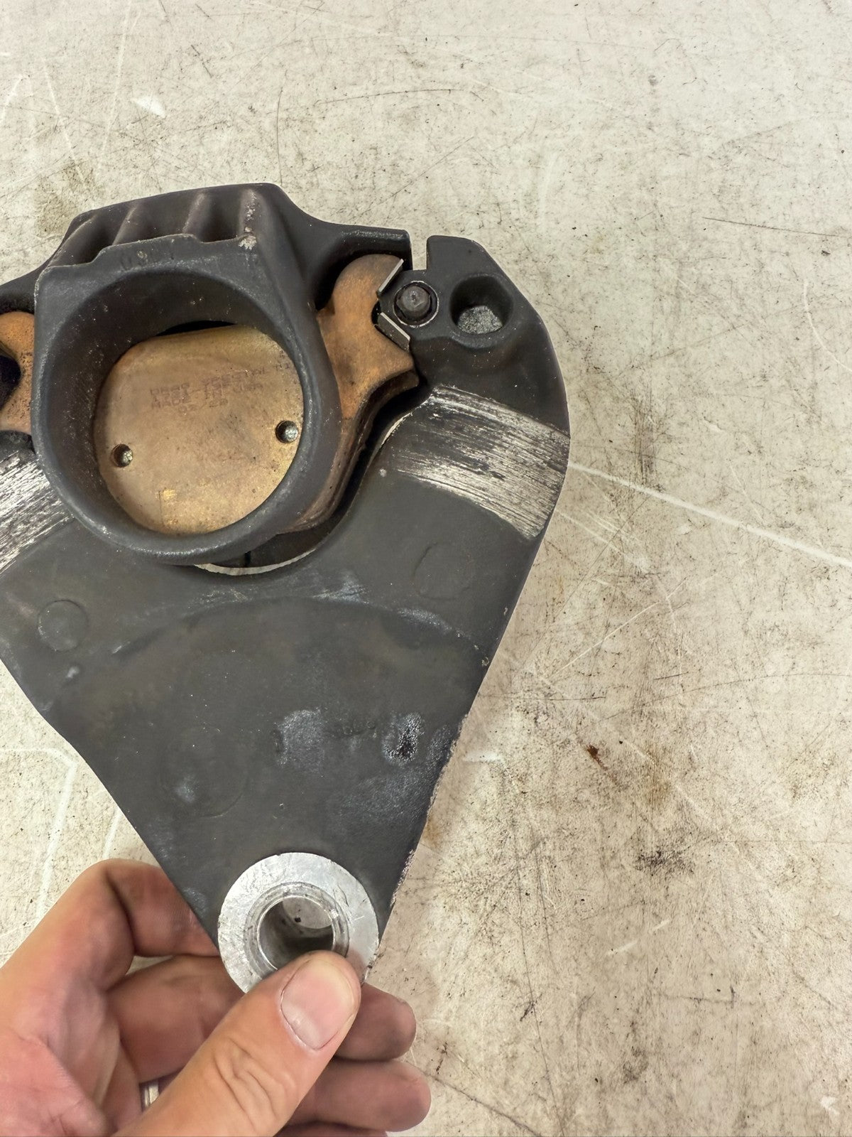 1997 HARLEY DAVIDSON SOFTAIL Rear Brake Caliper & Mount Mounting Bracket