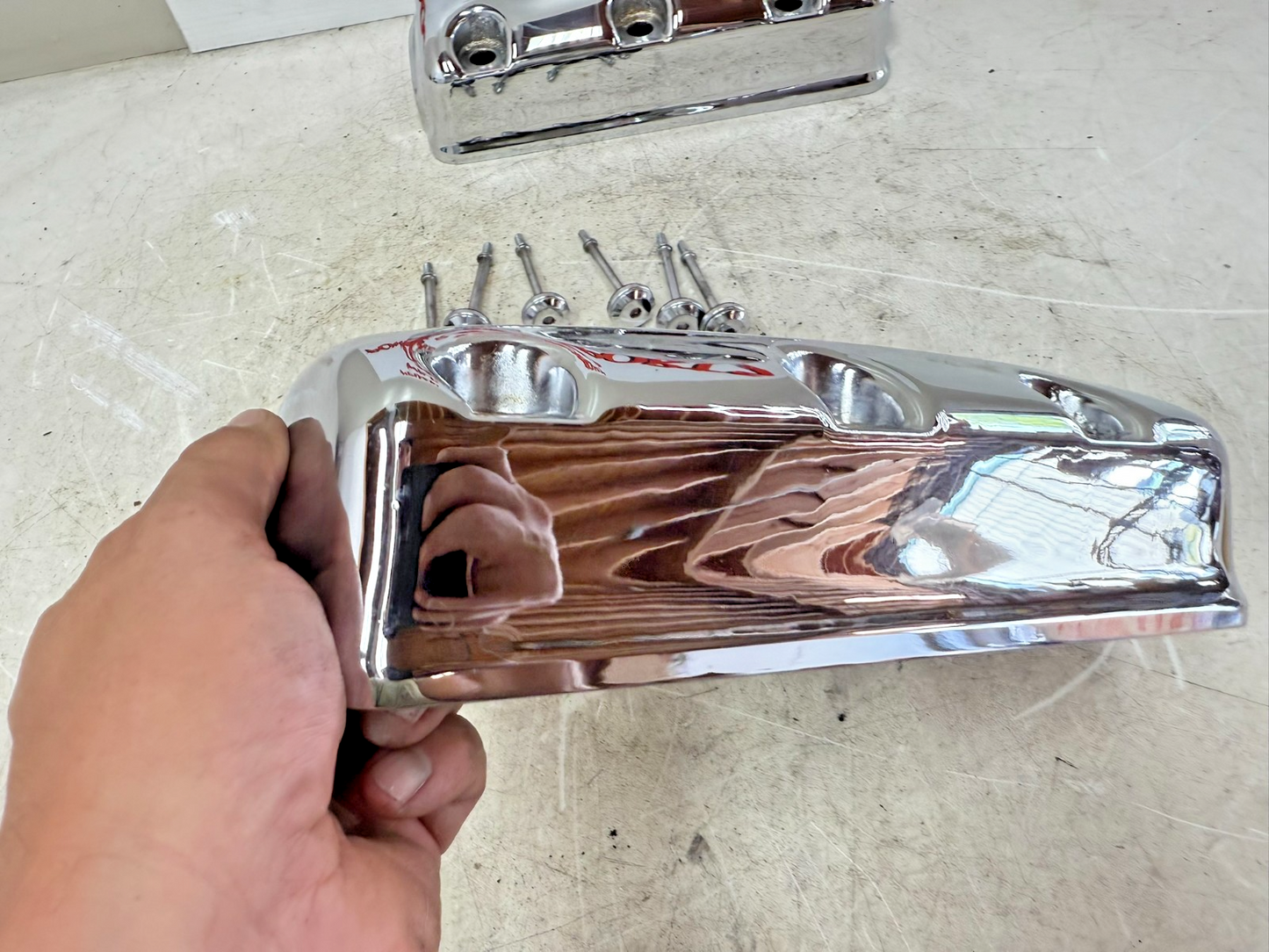 2001 HONDA VALKYRIE INTERSTATE  Valve Head Chrome Cover Bolts + MTG Hardware