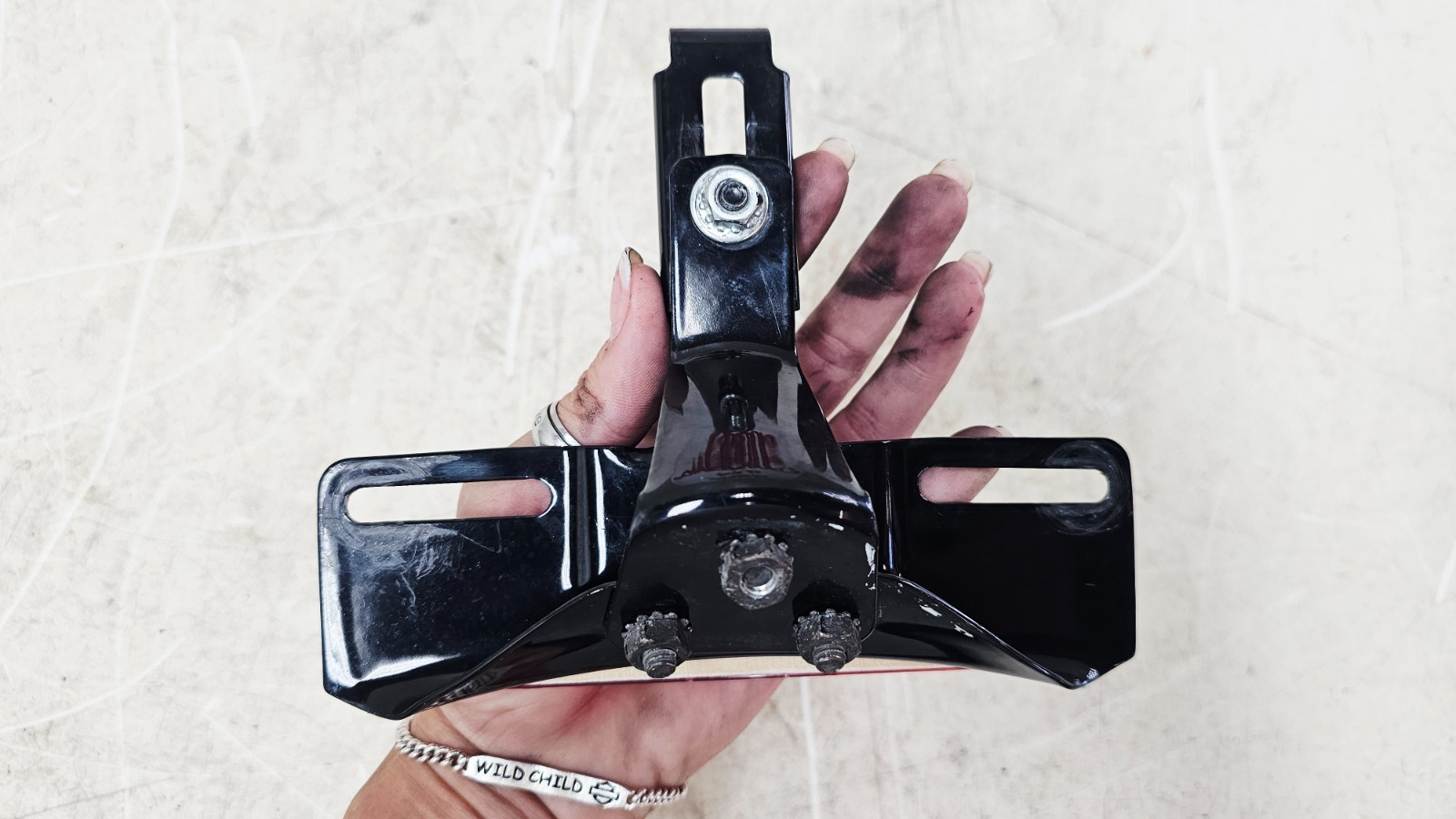 2002 HARLEY SOFTAIL OEM License Plate Bracket