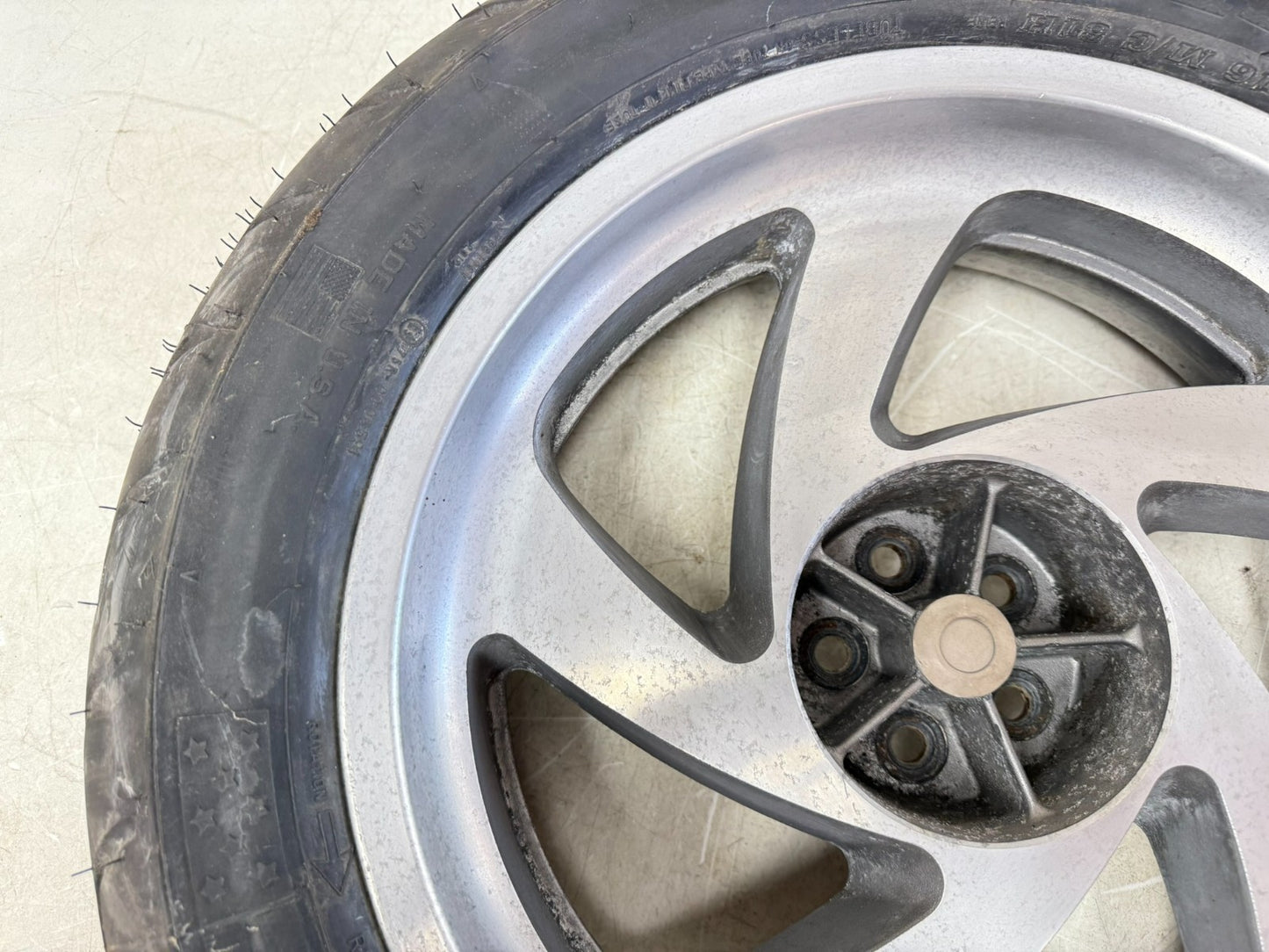 2002 Honda Goldwing GL1800 Rear Wheel Rim Tire 5 Spoke OEM 16x5