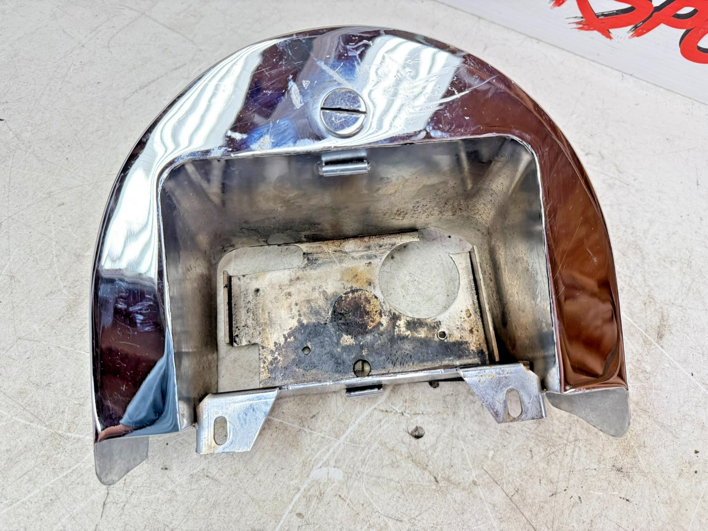 1997 HARLEY DAVIDSON SOFTAIL Chrome Oil Tank Sac Sack Bag Reservoir