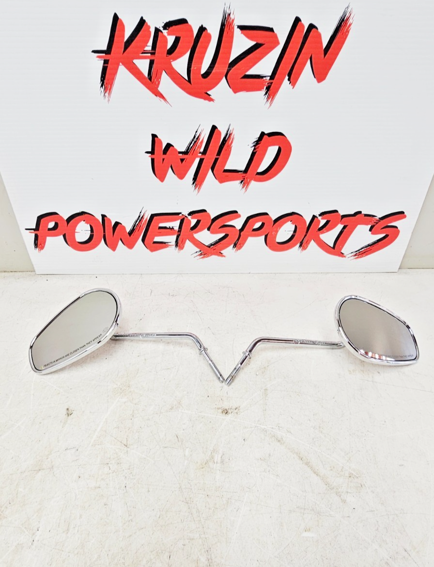 1996 HARLEY FLH ELECTRA GLIDE Left Right Rear View Mirror Mirrors Chrome