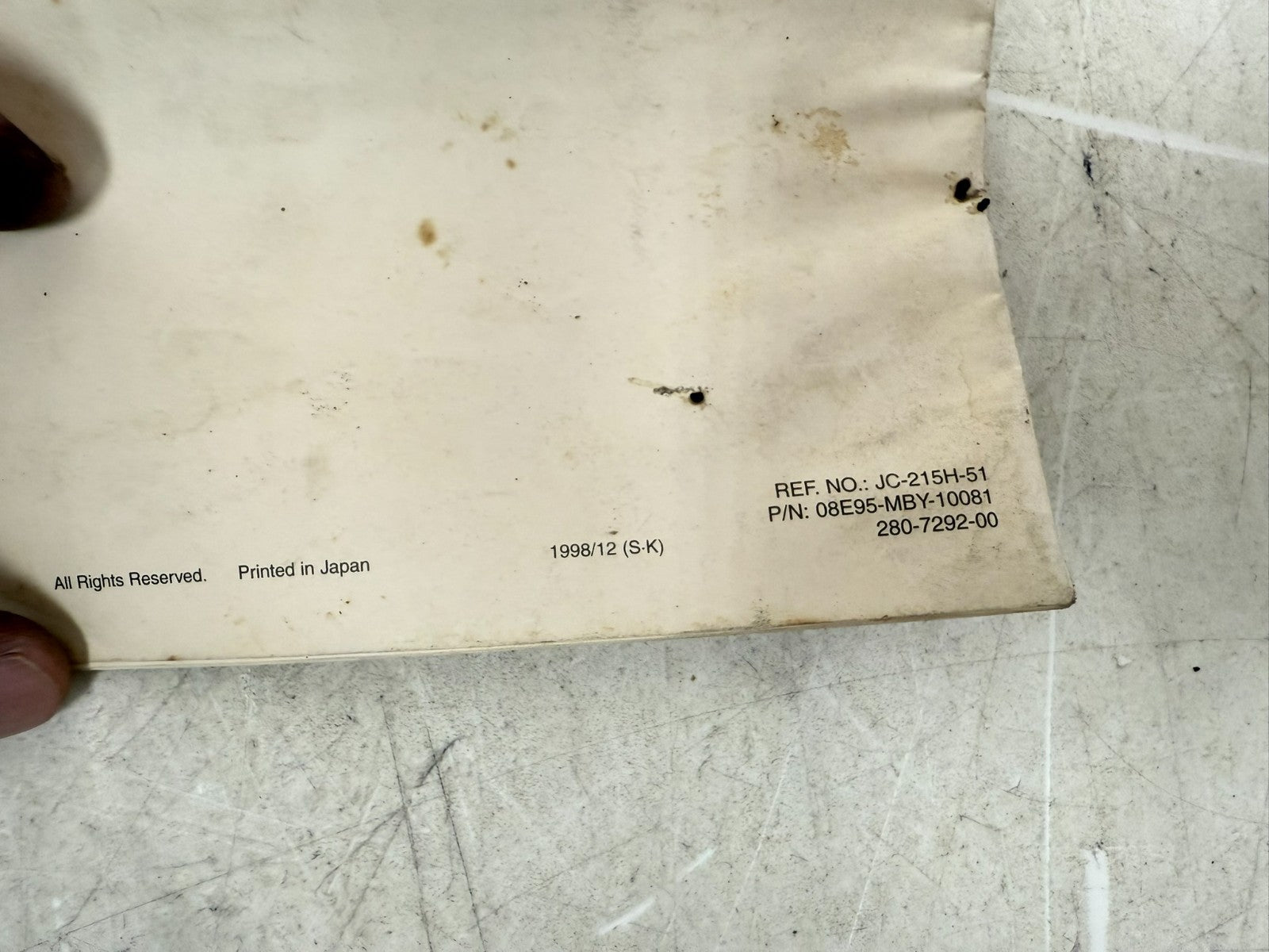 2001 HONDA VALKYRIE INTERSTATE Owner's Manual + CB Radio Guide Book