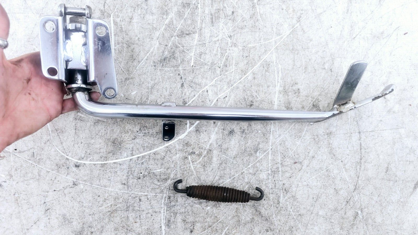 1994 HARLEY FLH ELECTRA GLIDE Kickstand Side Jiffy Stand Chrome