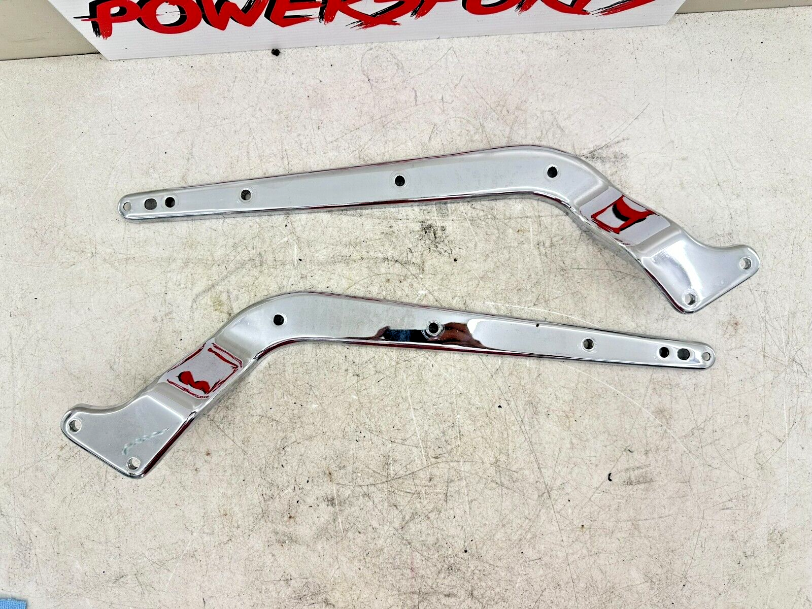 2001 HARLEY SOFTAIL Chrome Rear Fender Frame Strut Arm Bars