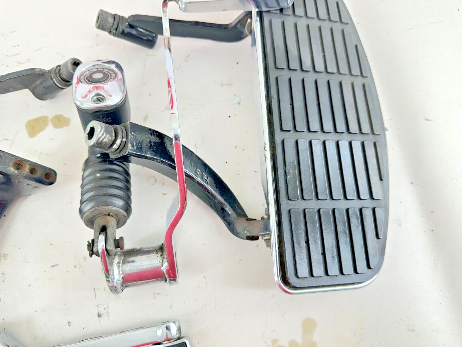 1999 HARLEY ELECTRA GLIDE Driver Floor Boards Shifter Brake Pedal + Master