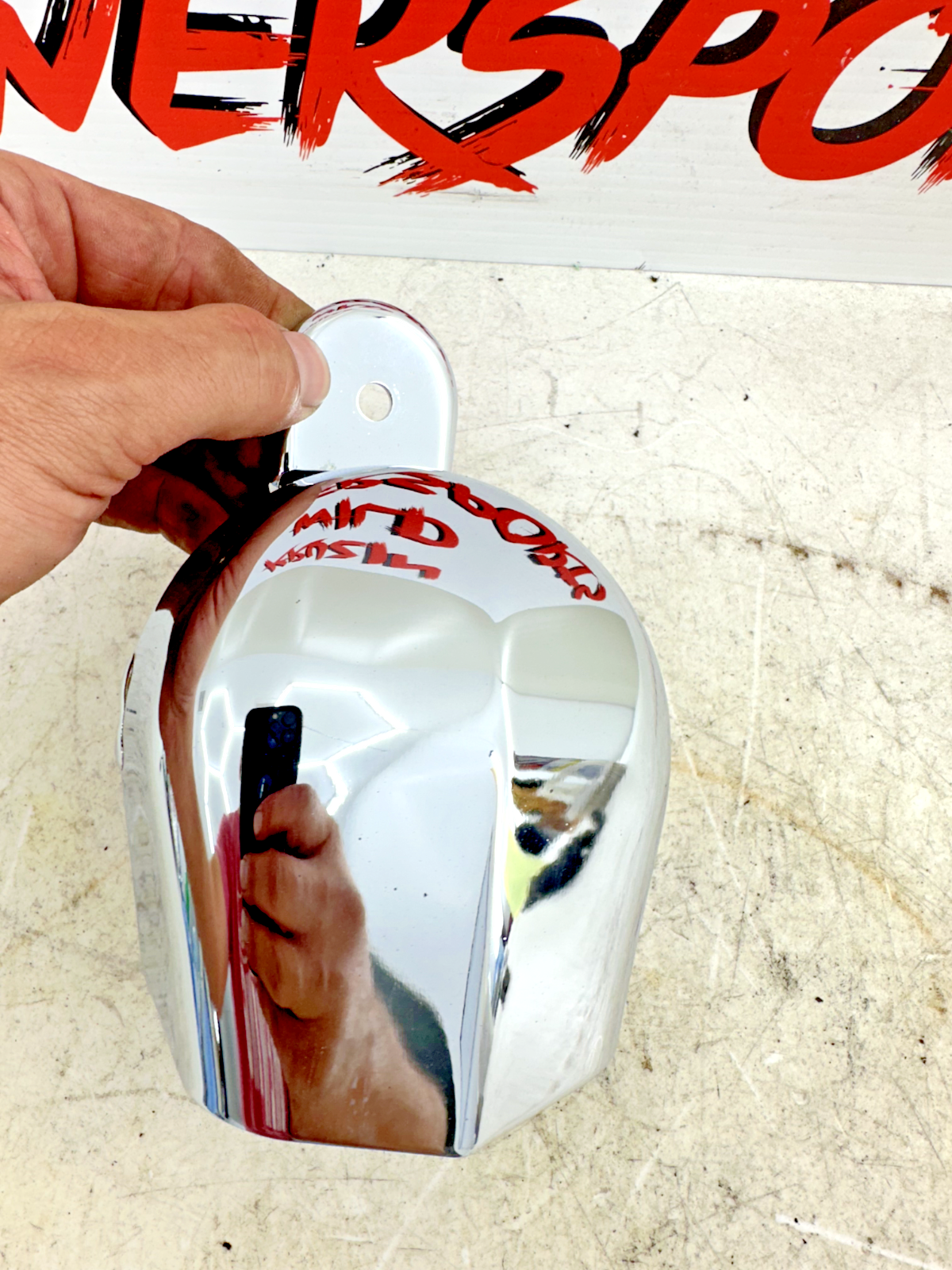 1997 HARLEY DYNA Horn + Chrome Cover