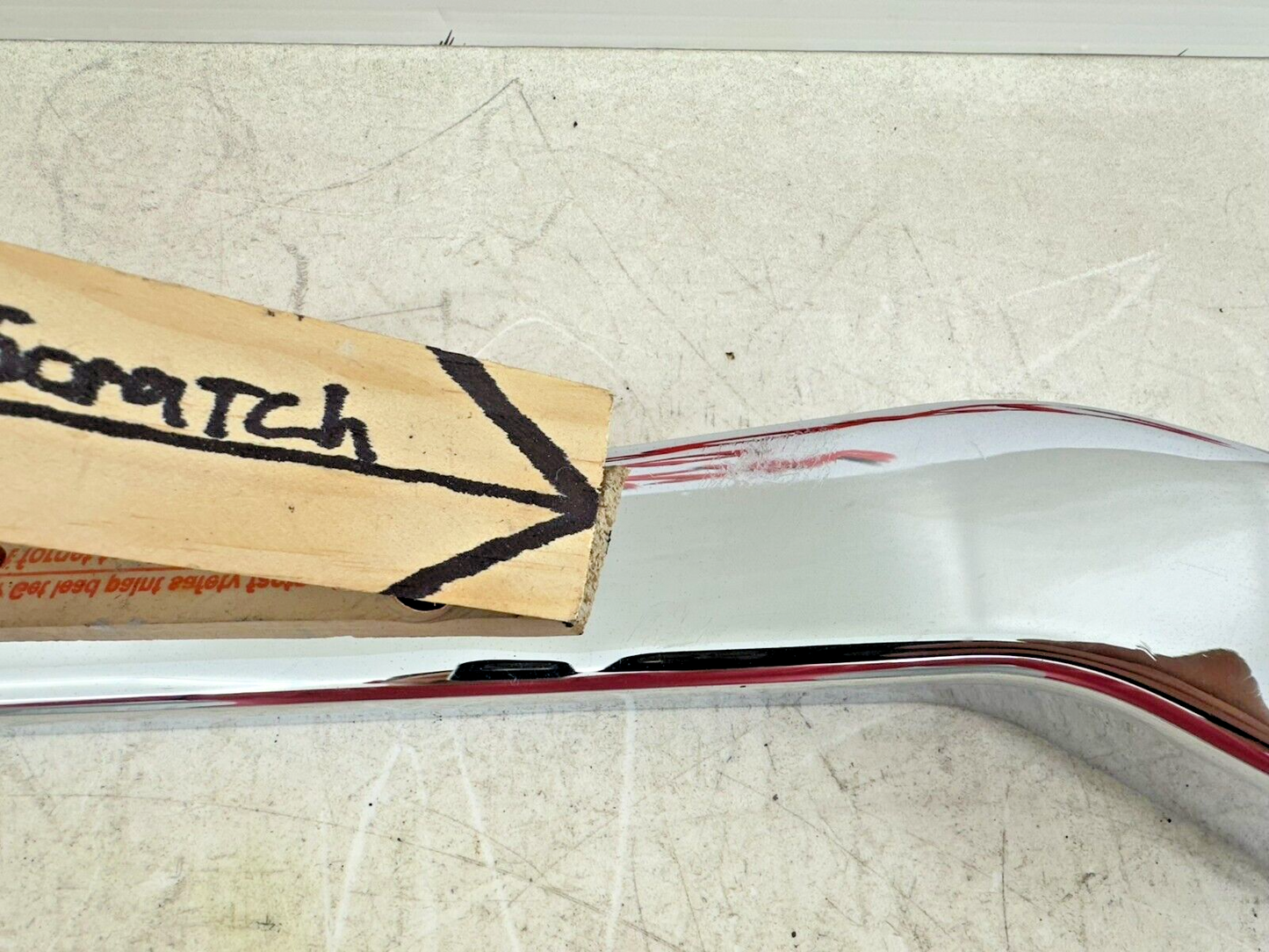 1999 HARLEY DYNA Rear Fender Frame Chrome Strut Arm Bars OEM HD