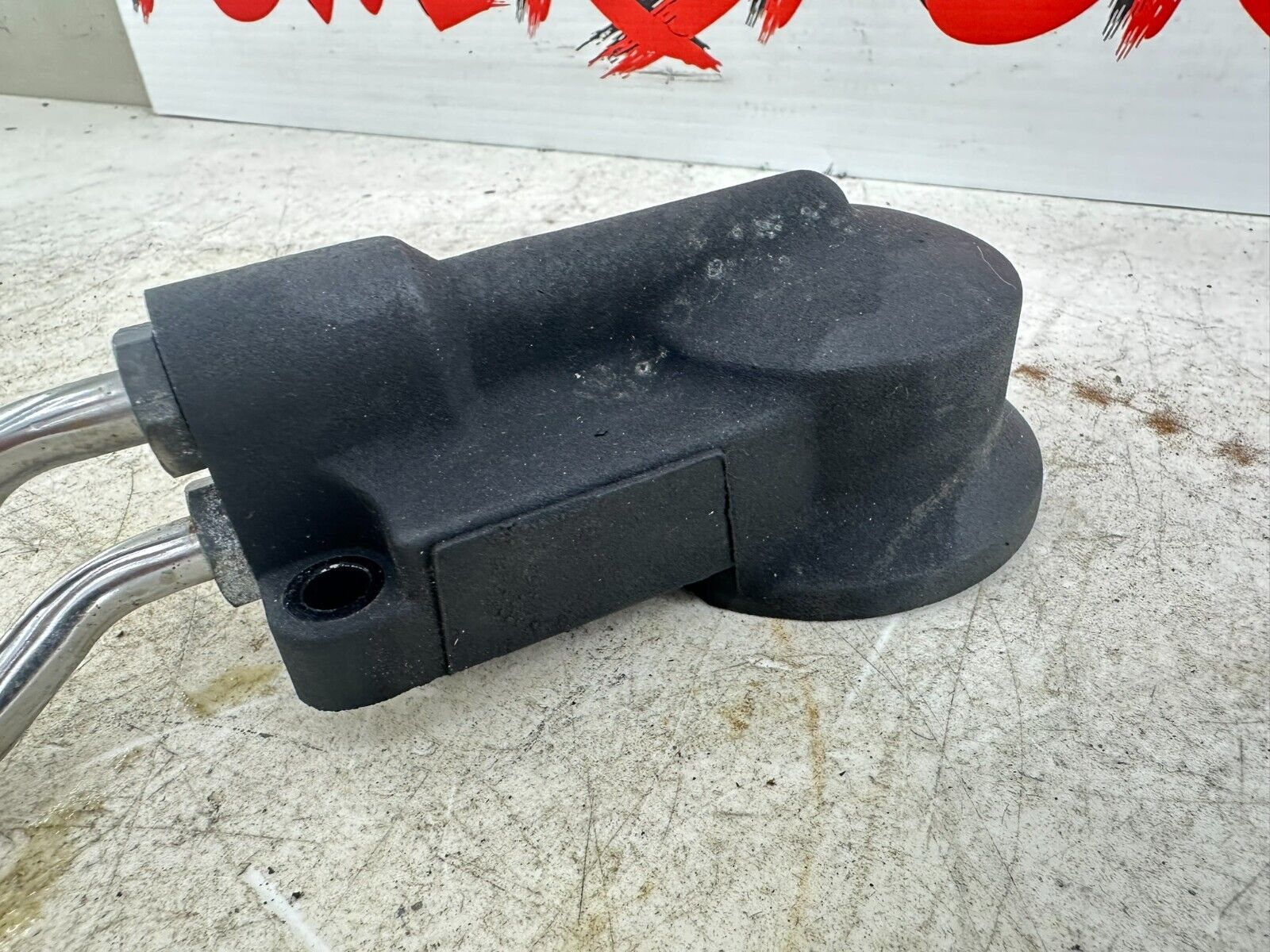 1997 HARLEY DYNA OEM HD Oil Filter Housing Mount + Hoses