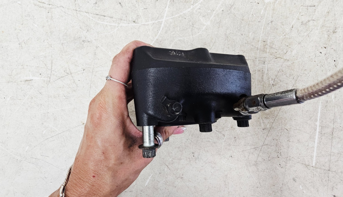 2000 HARLEY SOFTAIL DEUCE Brake Caliper Braided Hose 9/16 Chrome Master Cylinder