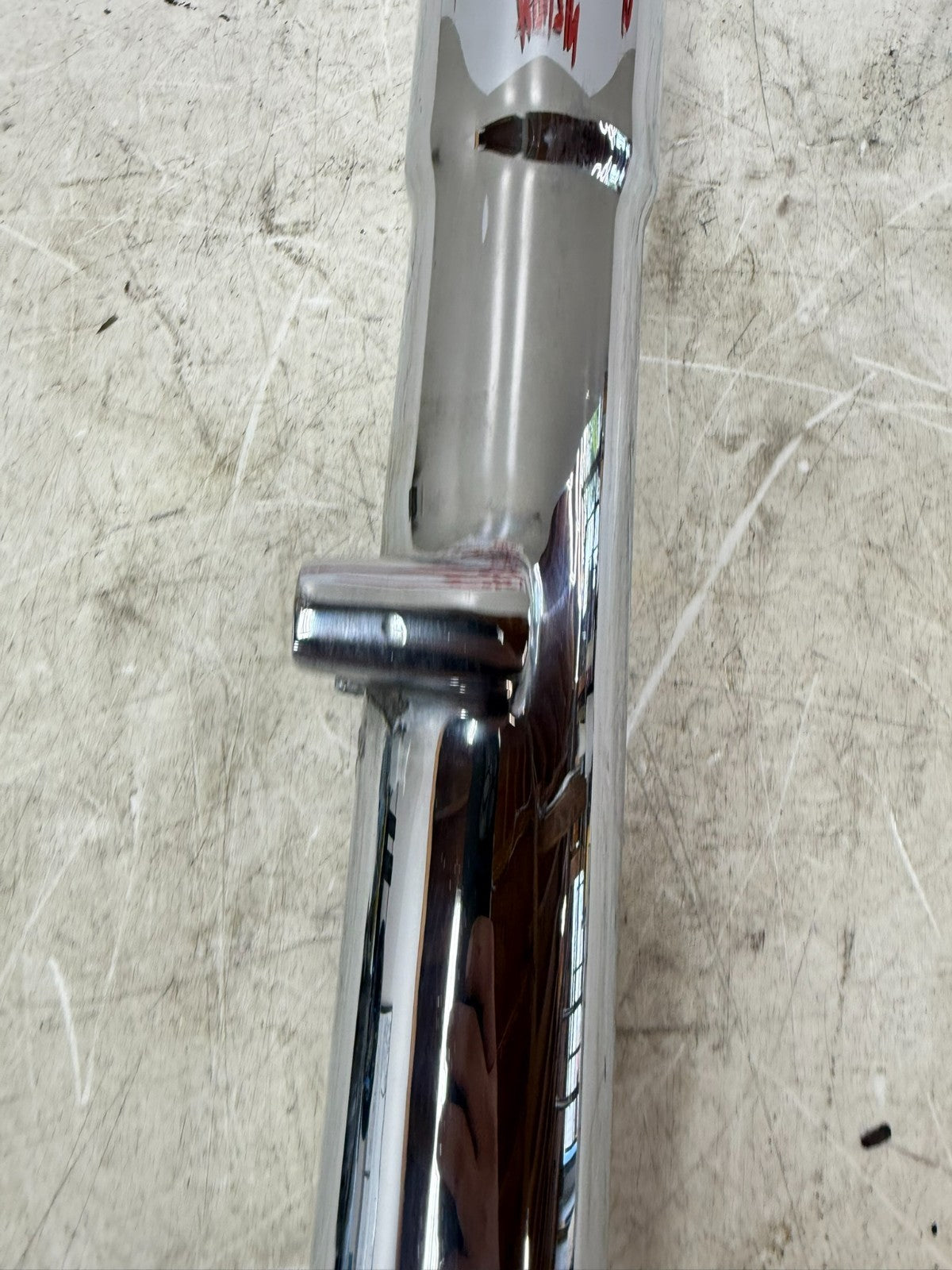 1997 HARLEY DAVIDSON SOFTAIL 41mm Left Chrome Fork Leg Tube Lower Slider