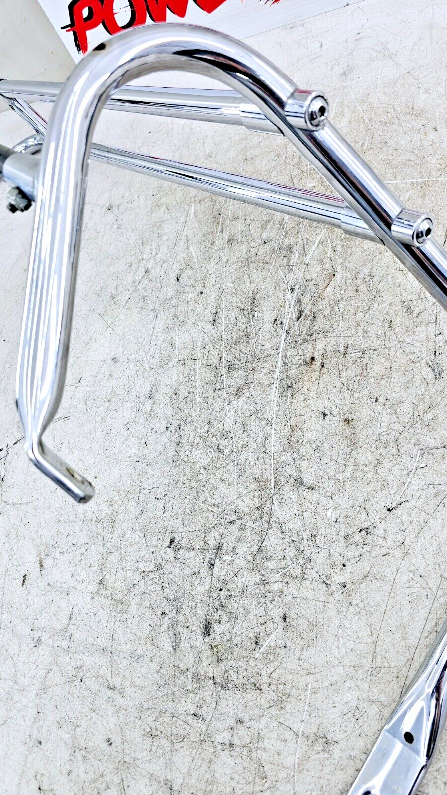 1998 HARLEY FLH ELECTRA GLIDE Chrome Right Saddlebag Guard Bumper Surround Bars