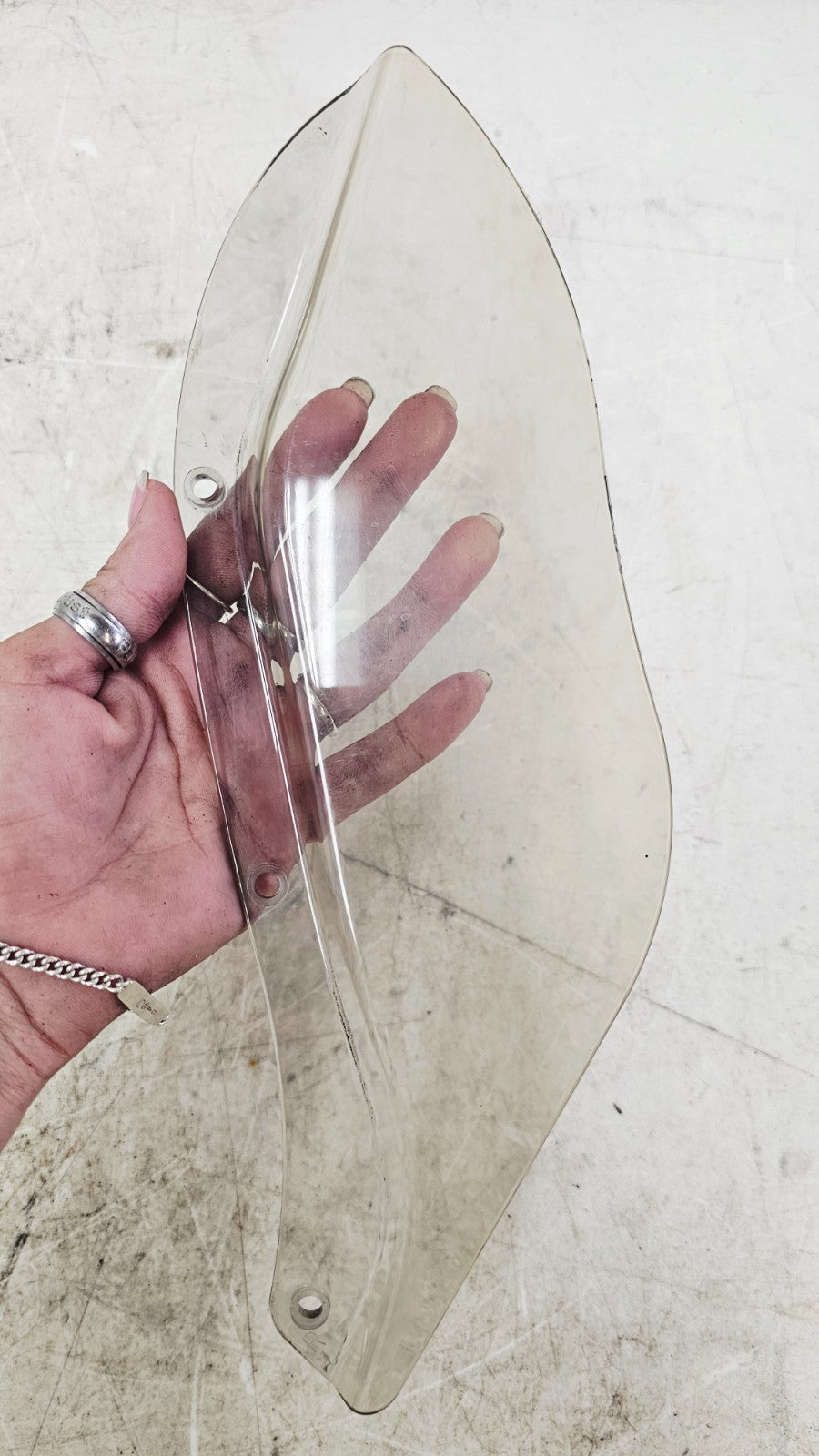 1996 HARLEY FLH ELECTRA GLIDE Front Fairing Wind Air Deflector Wing