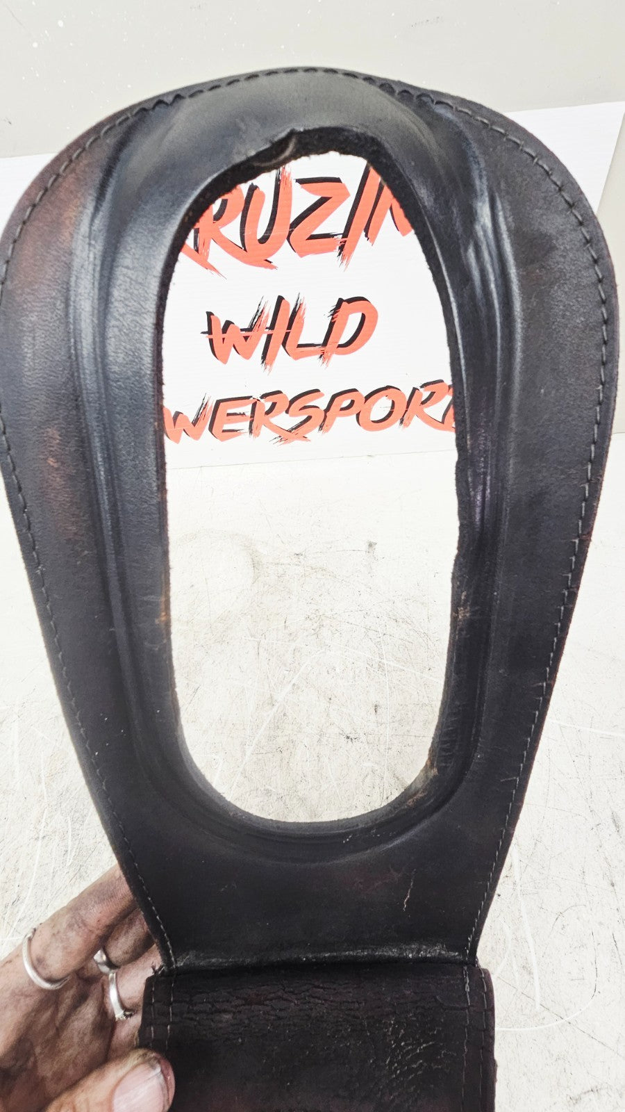 1990 Harley FXR FXRT FXRD FXRS FXLR FXRC Leather Tank Bib Dash Pouch Storage OEM