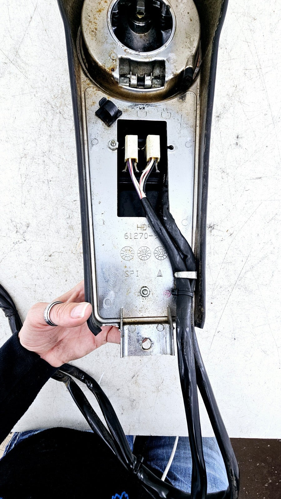 2002 HARLEY ELECTRA GLIDE Gas Tank Dash Dashboard Console Intercom CB Radio Head