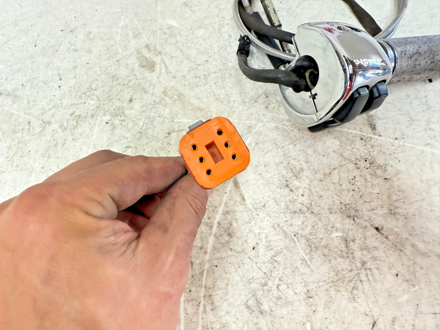 1997 HARLEY DAVIDSON SOFTAIL Chrome Left Right Hand Controls Switch Housing