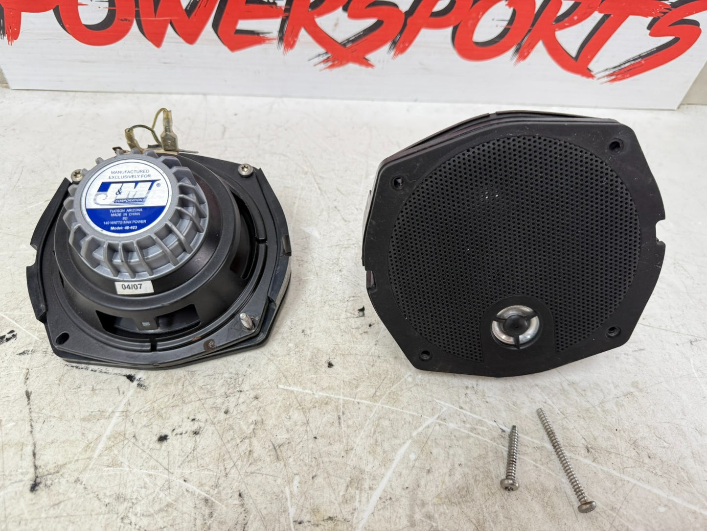 2003 HARLEY ELECTRA GLIDE Front Audio J&M Performance Speakers