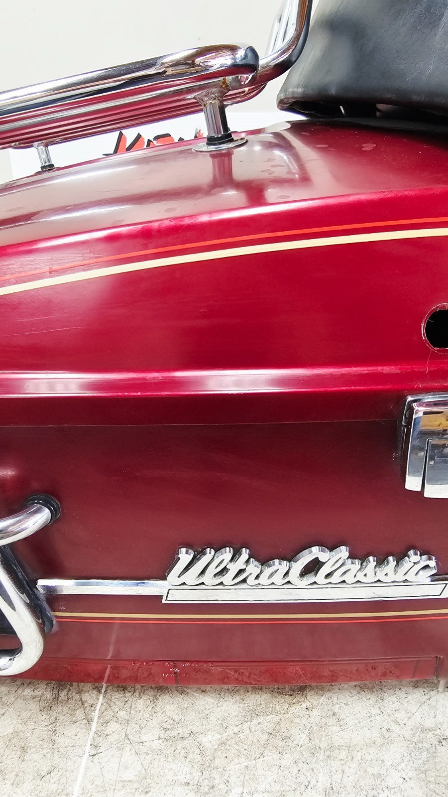 1996 HARLEY FLH ELECTRA GLIDE Trunk Tour Pack Top Box Speaker Lids Backrest Rack