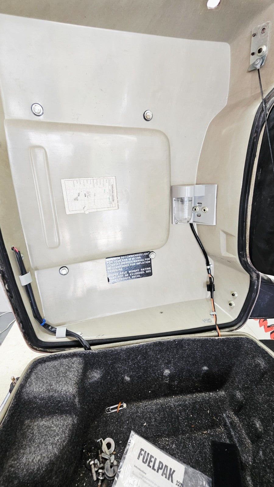 1996 HARLEY FLH ELECTRA GLIDE Trunk Tour Pack Top Box Speaker Lids Backrest Rack