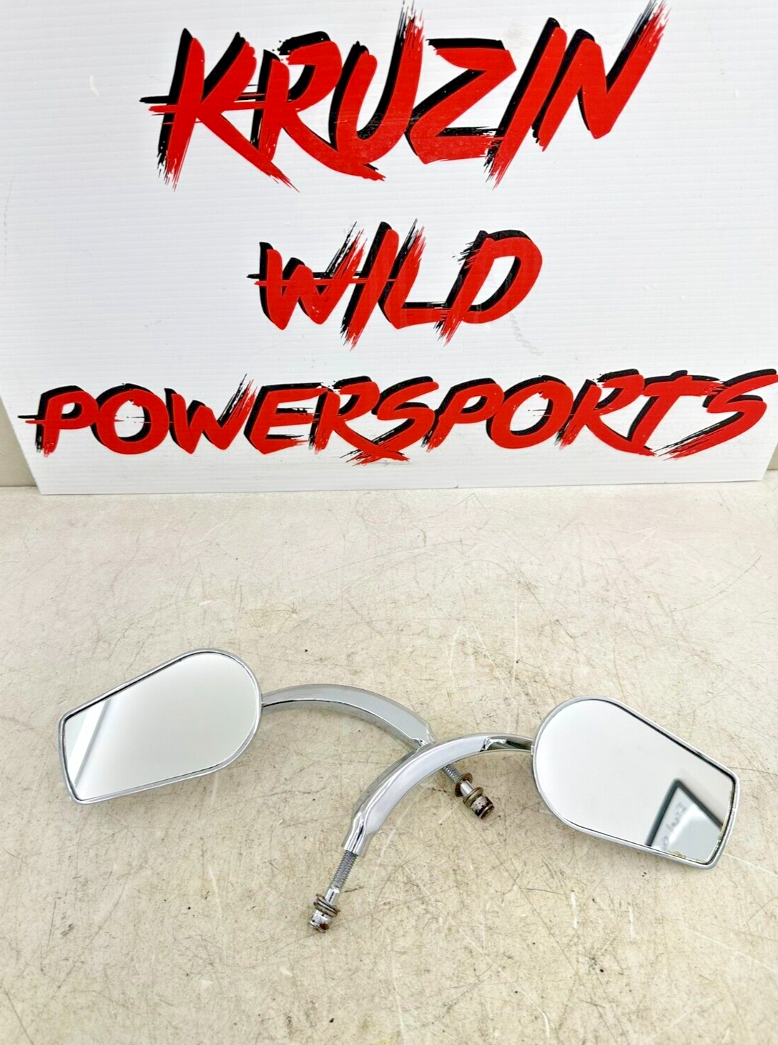 2002 HARLEY DYNA LOW RIDER Chrome Right Left Rear View Mirrors