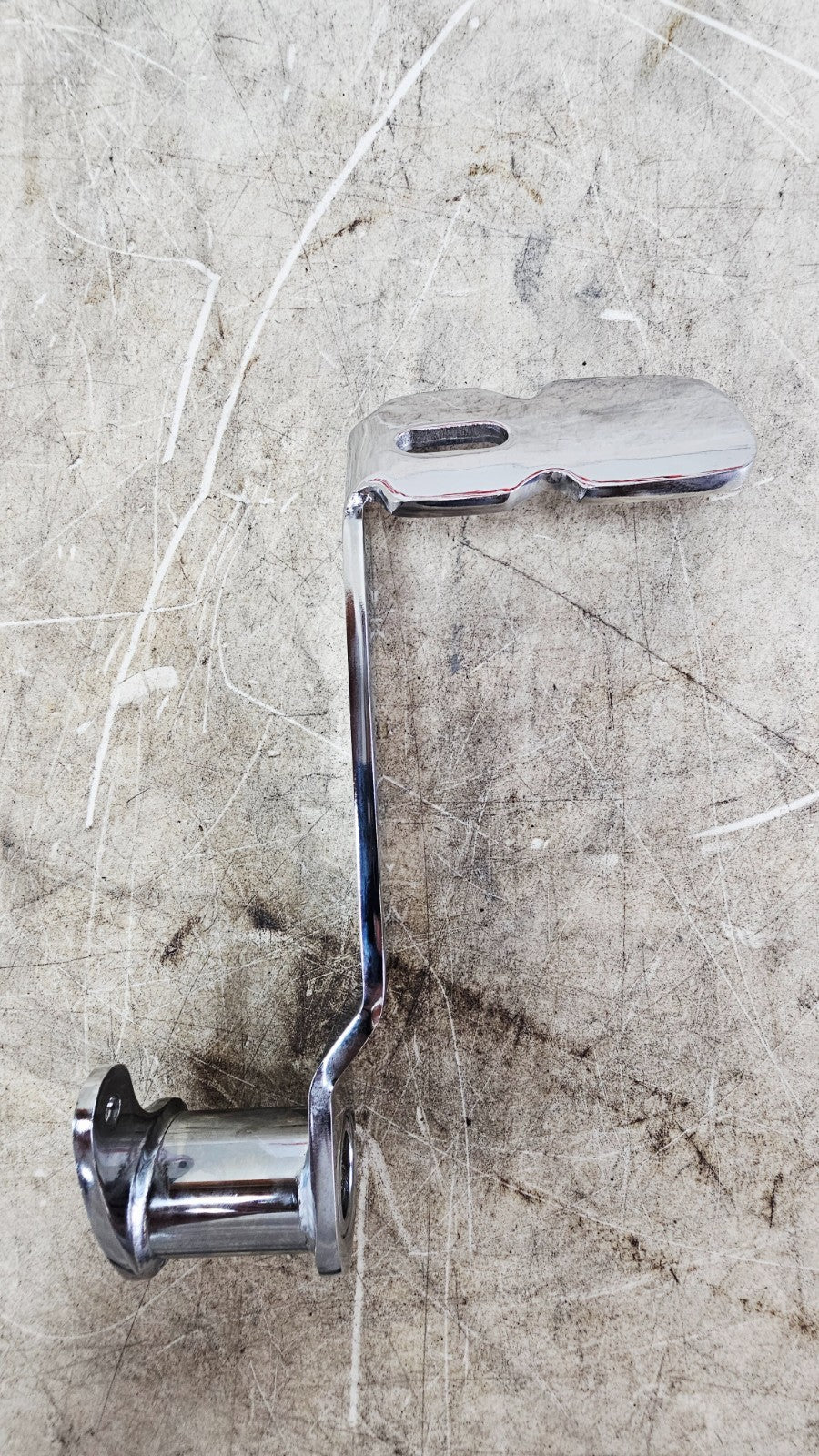 1996 HARLEY SOFTAIL Chrome Rear Brake Pedal Forward Controls Arm Lever OEM HD