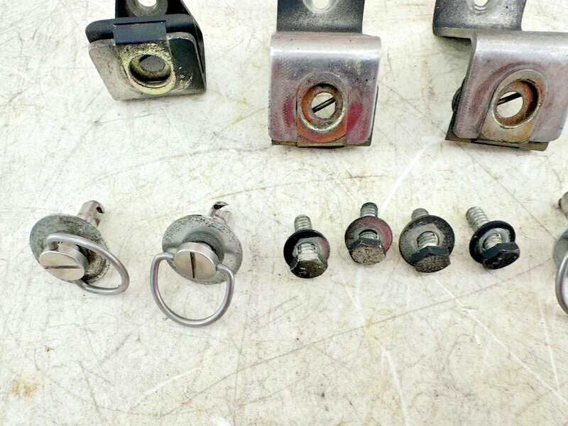 1999 HARLEY FLH ELECTRA GLIDE OEM HD Saddlebag Mounting Lock Pins + Hardware